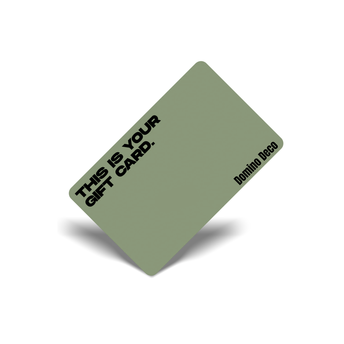 Domino gift card