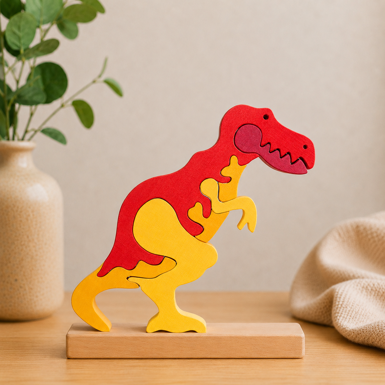 T-Rex Wooden Puzzle