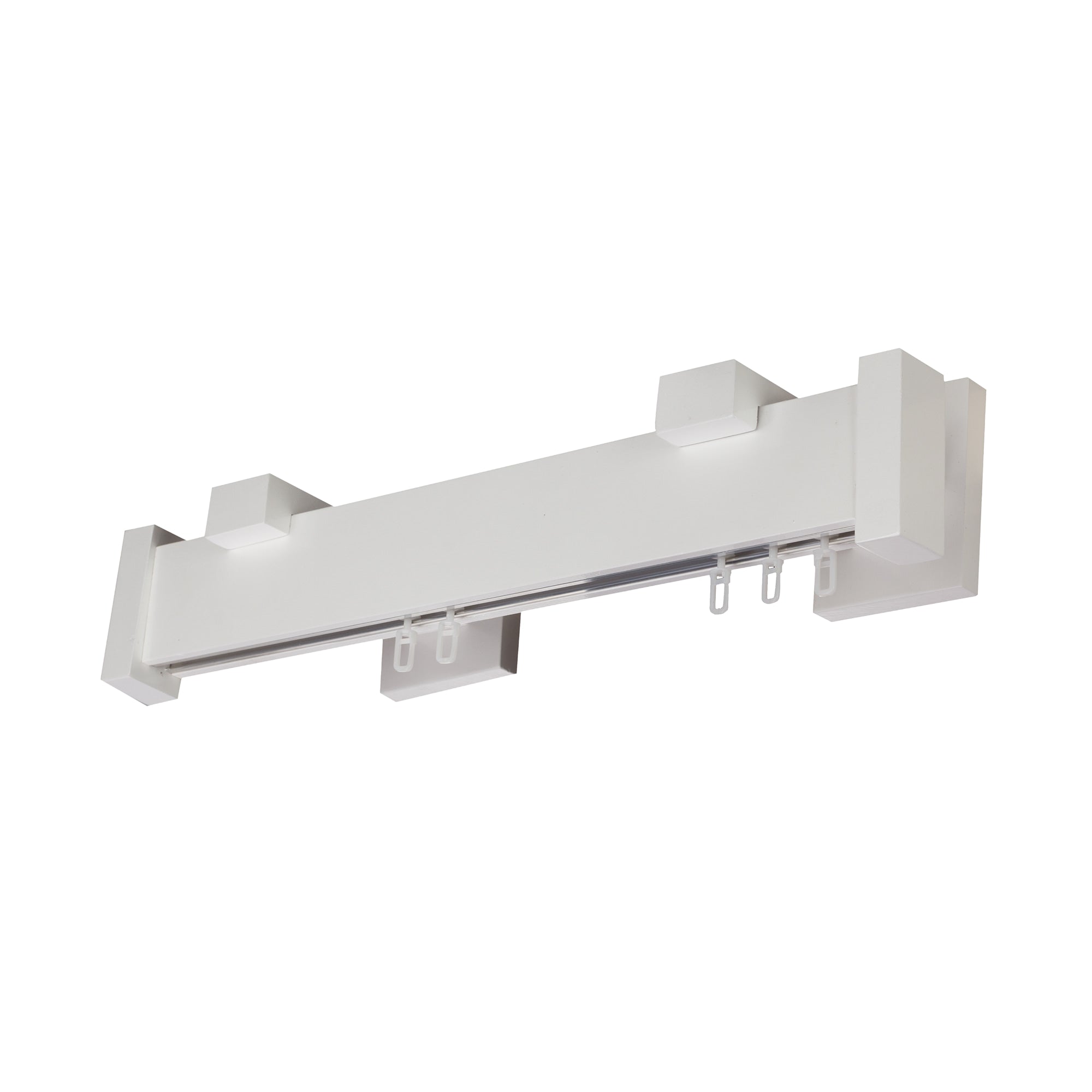 Dalia Wooden Curtain Rod with Aluminum Track