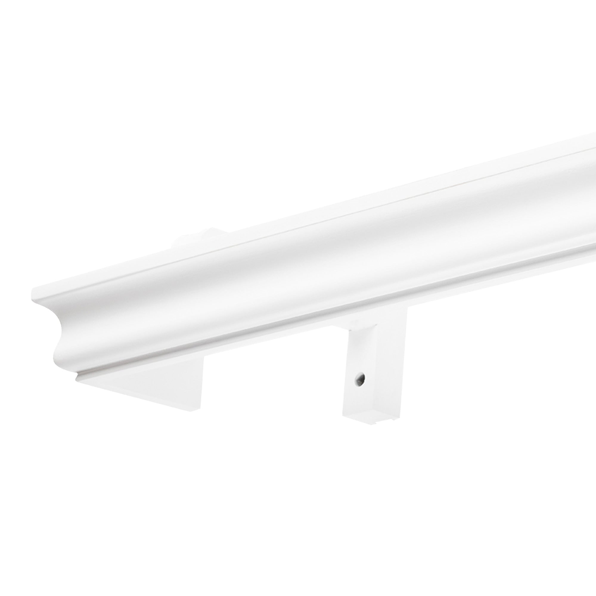 Athena Wooden Curtain Track System with Decorative Valance