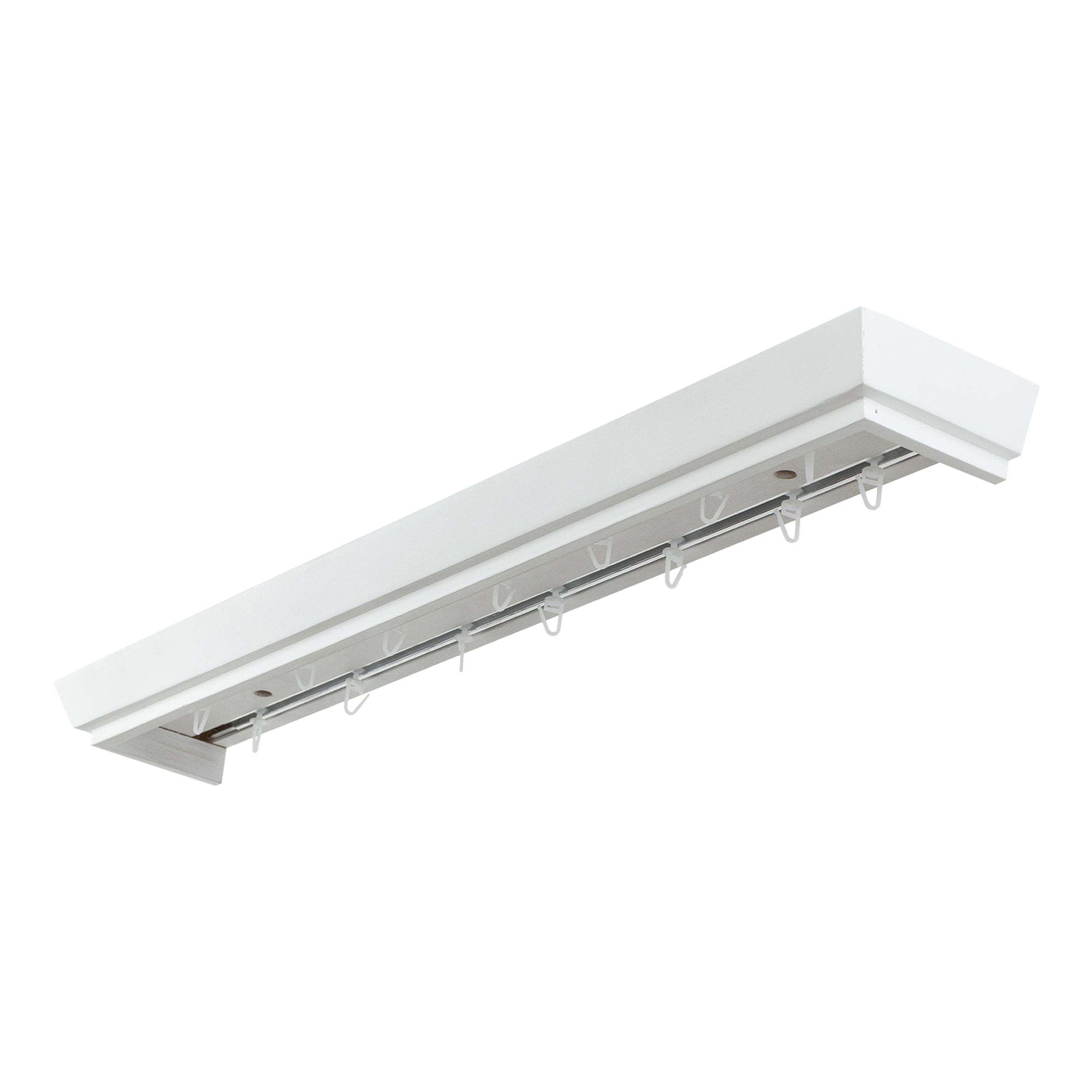 Conic Wooden Curtain Track System with Decorative Valance