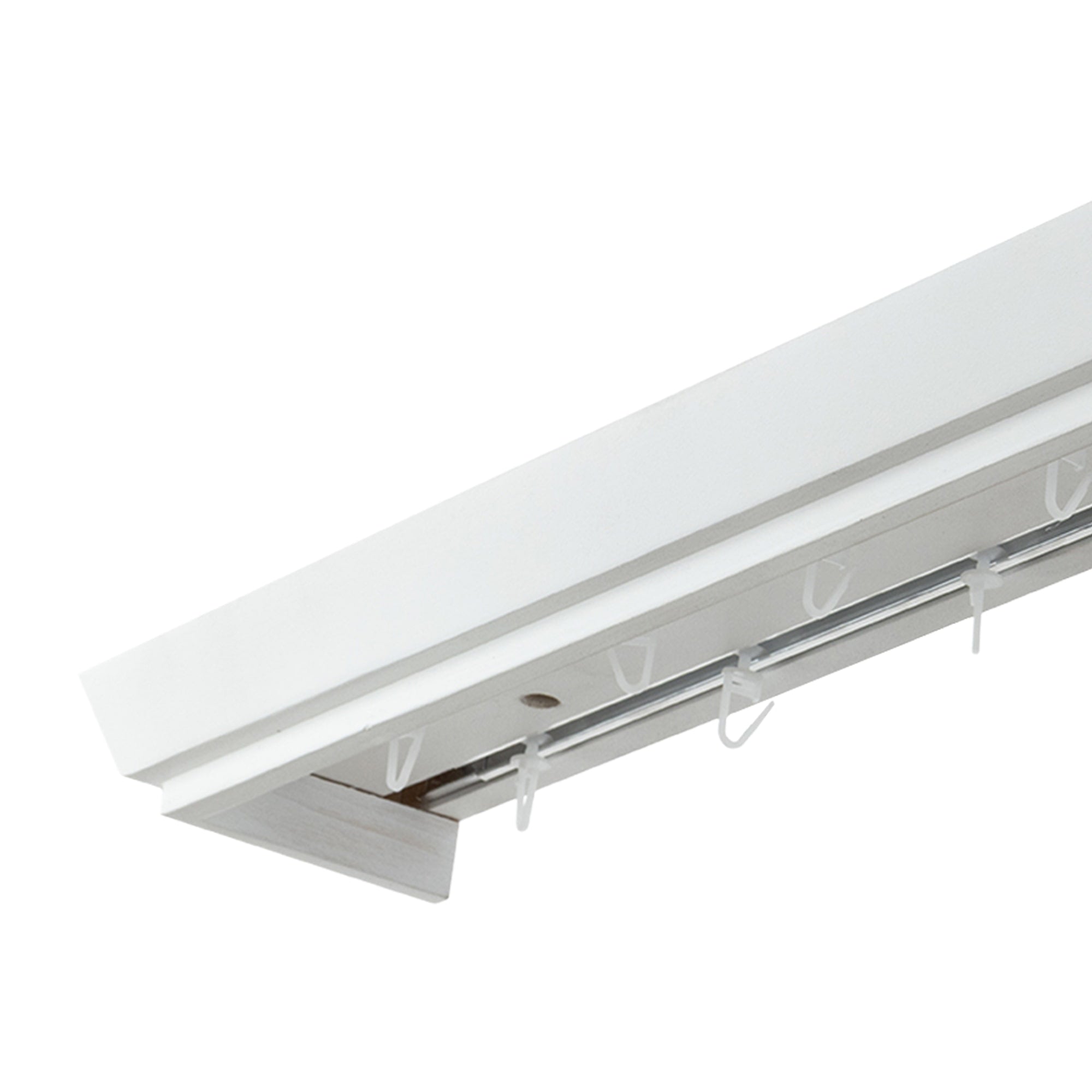 Conic Wooden Curtain Track System with Decorative Valance