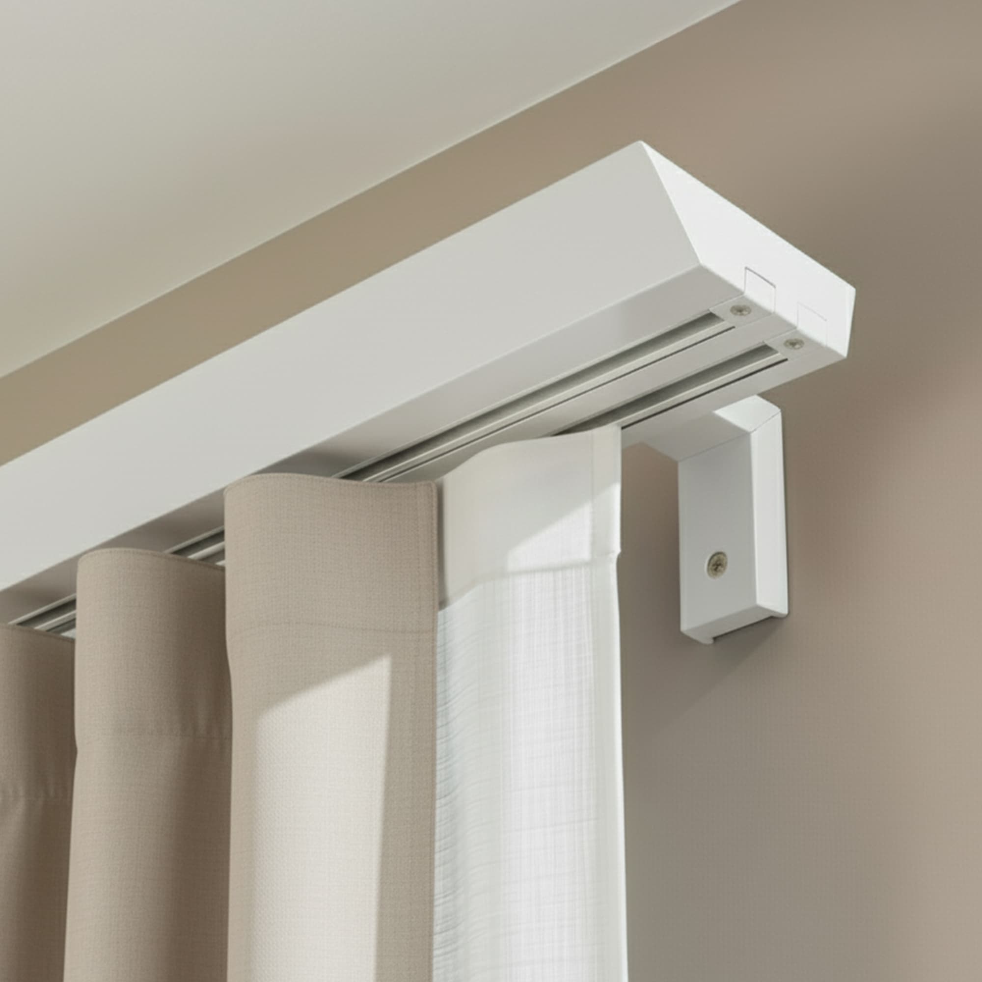 Double curtain and drape track Knauern