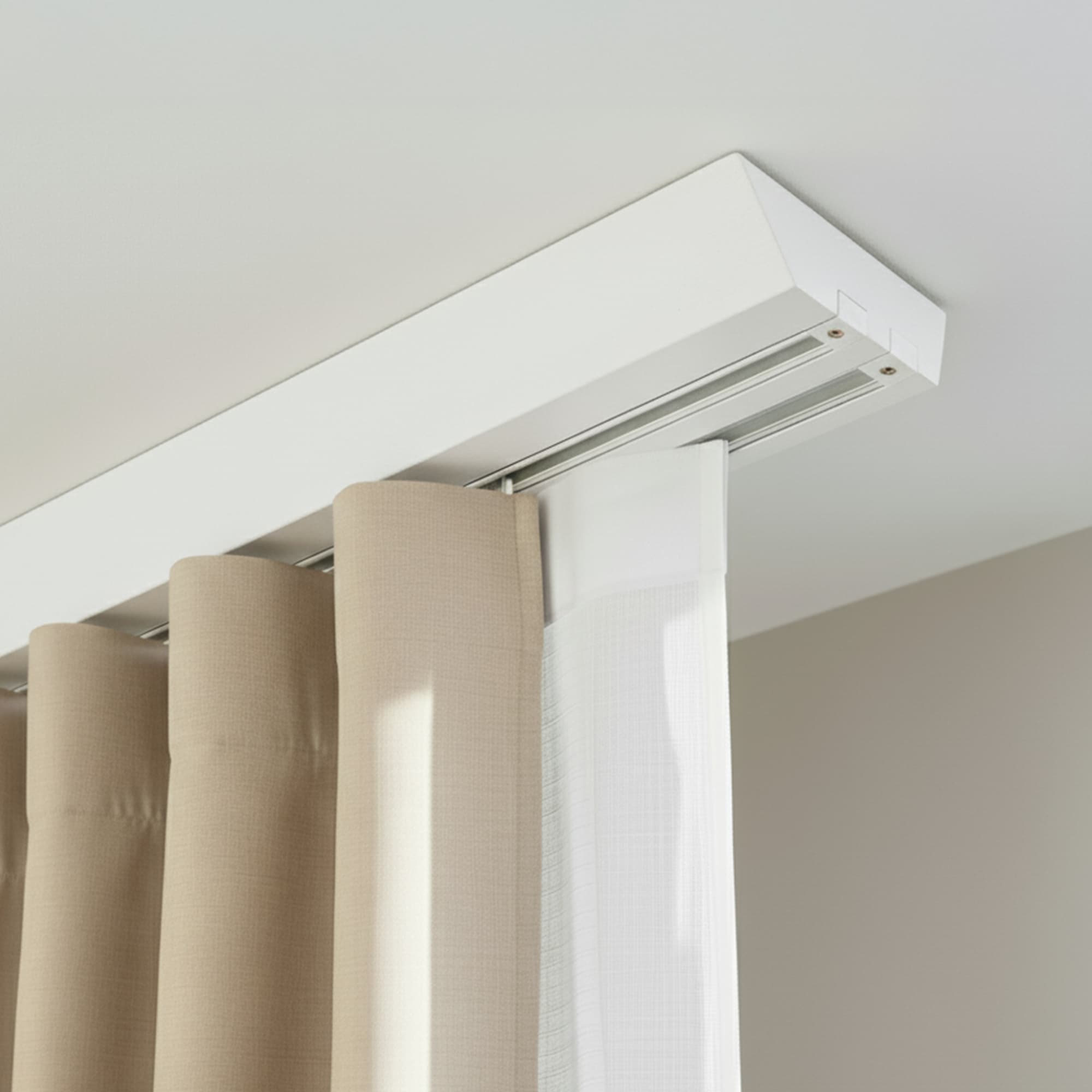 Double curtain and drape track Knauern