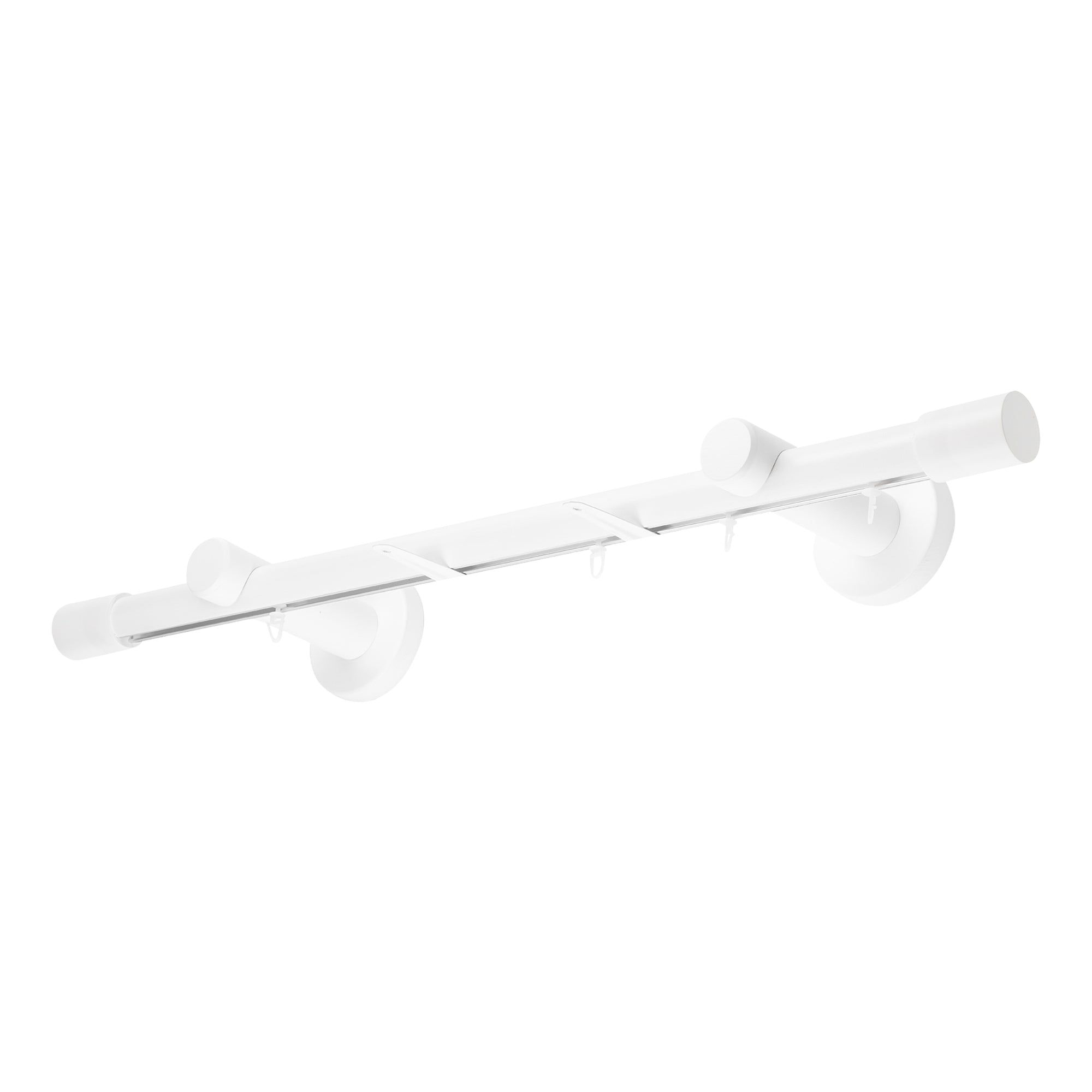 Luna Single 35 mm Wooden Curtain Rod & Track System