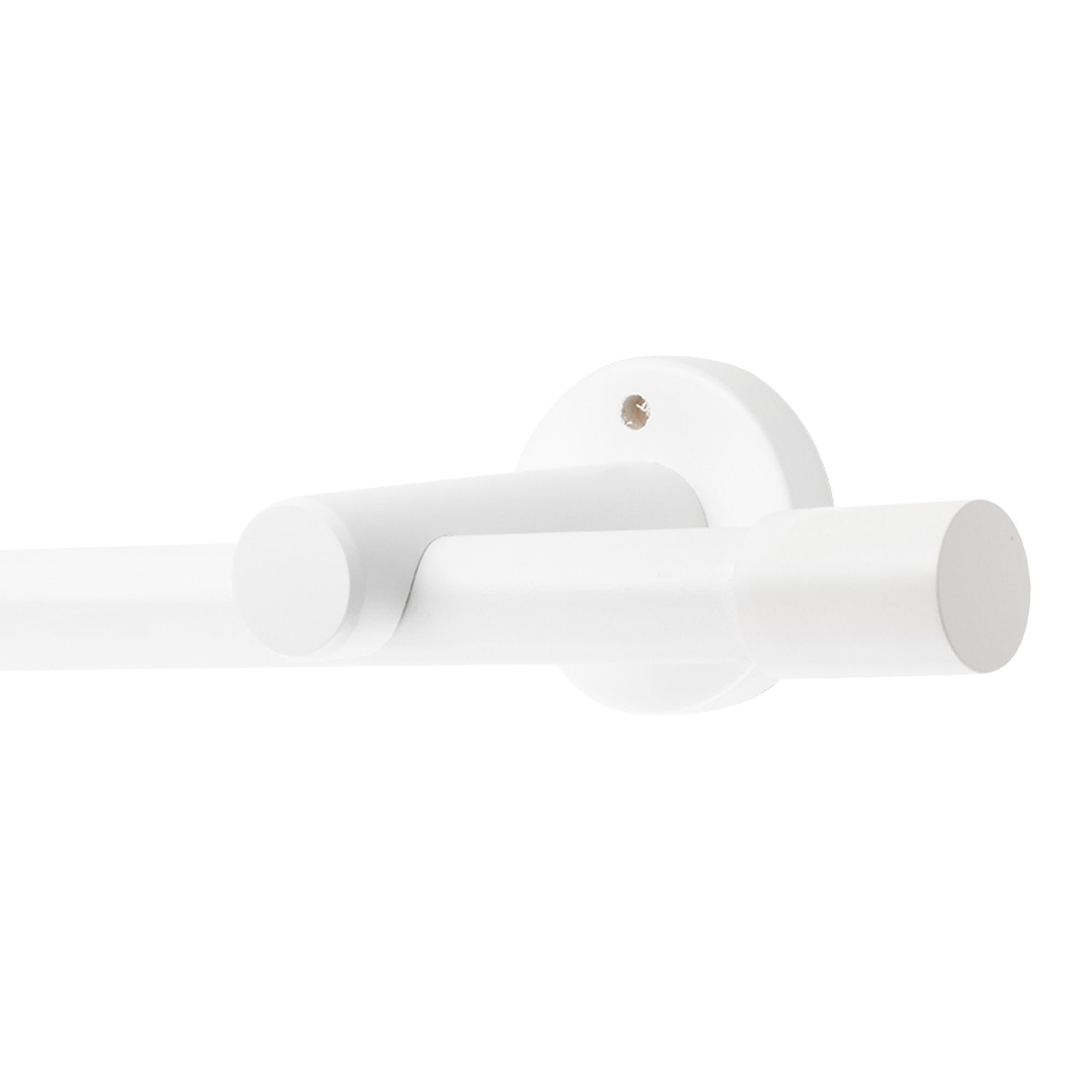 Luna Single 35 mm Wooden Curtain Rod & Track System