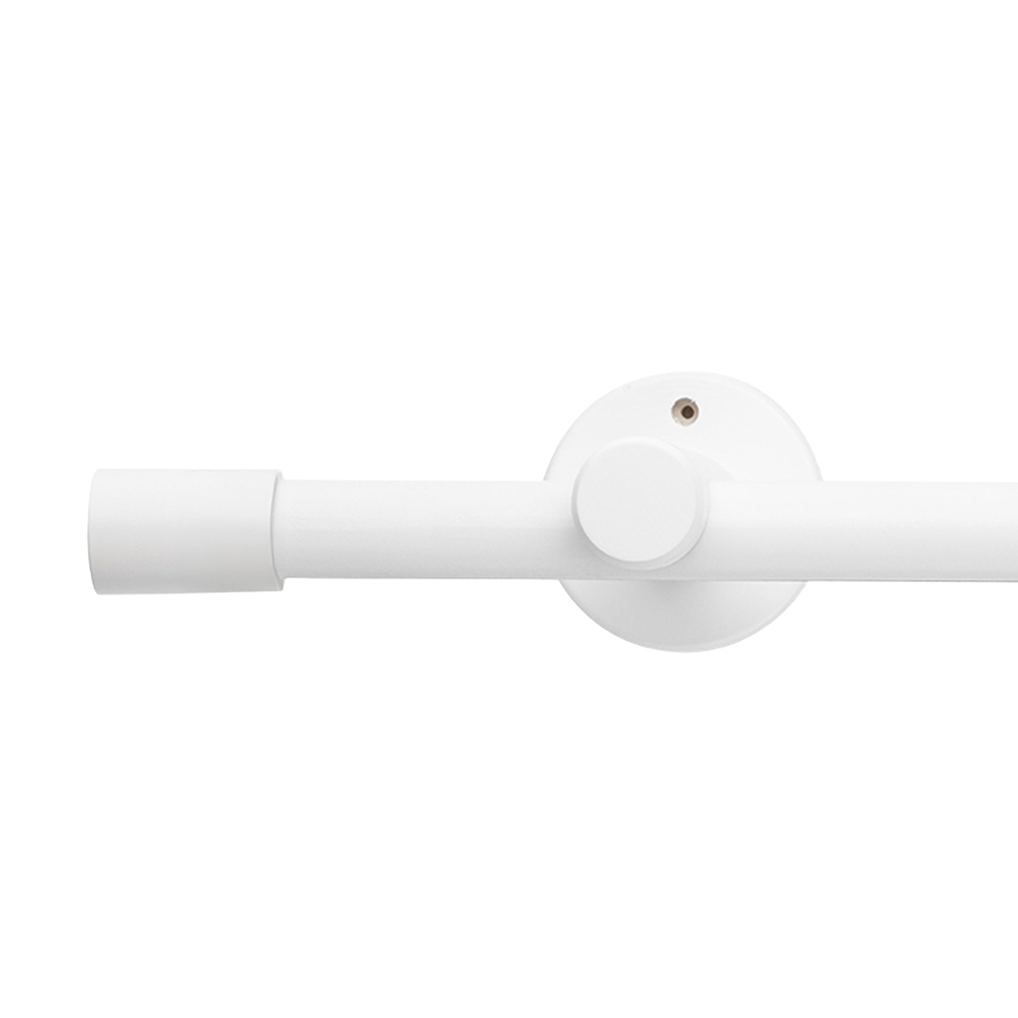 Luna Single 35 mm Wooden Curtain Rod & Track System