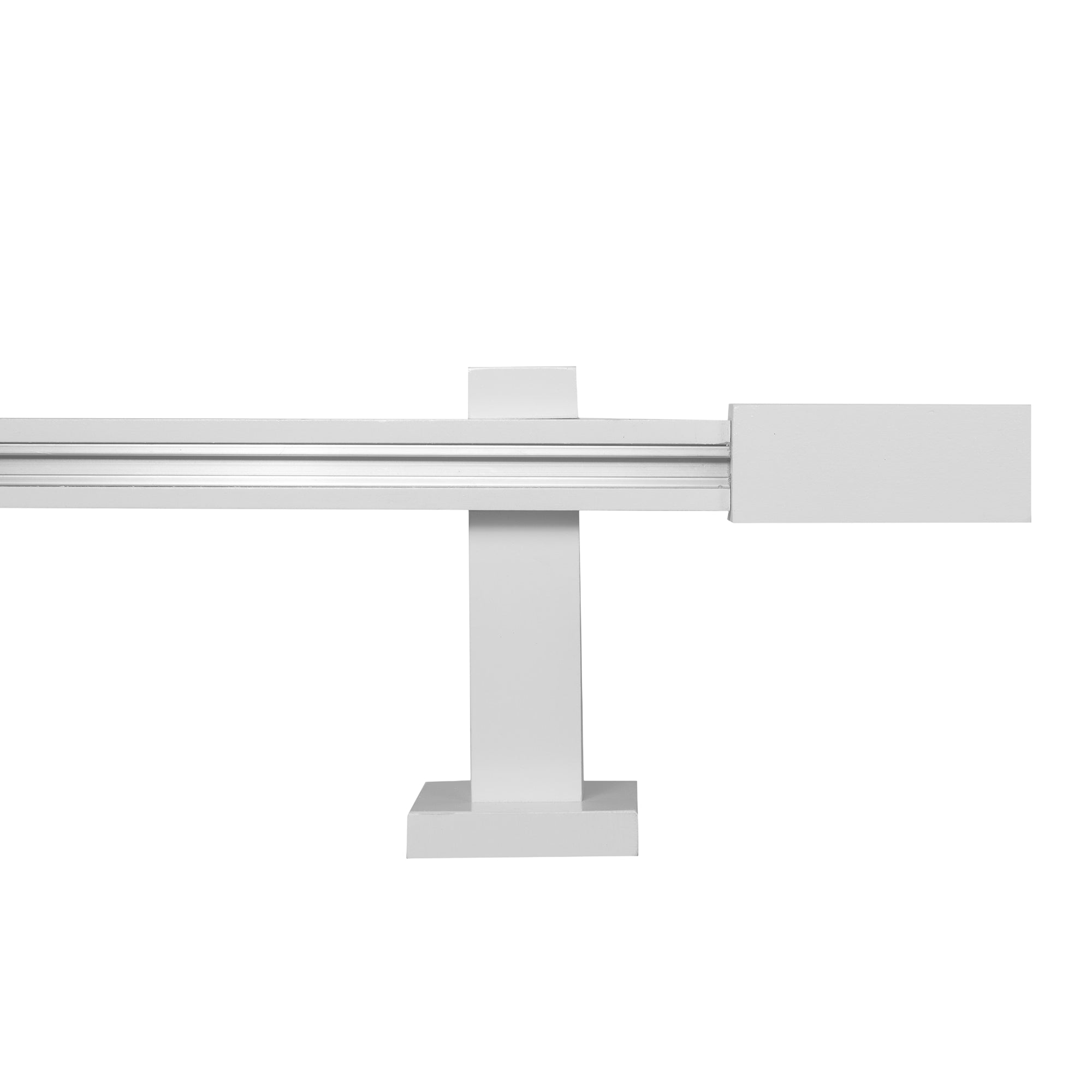 Praga Wooden Curtain Rod with Aluminum Track