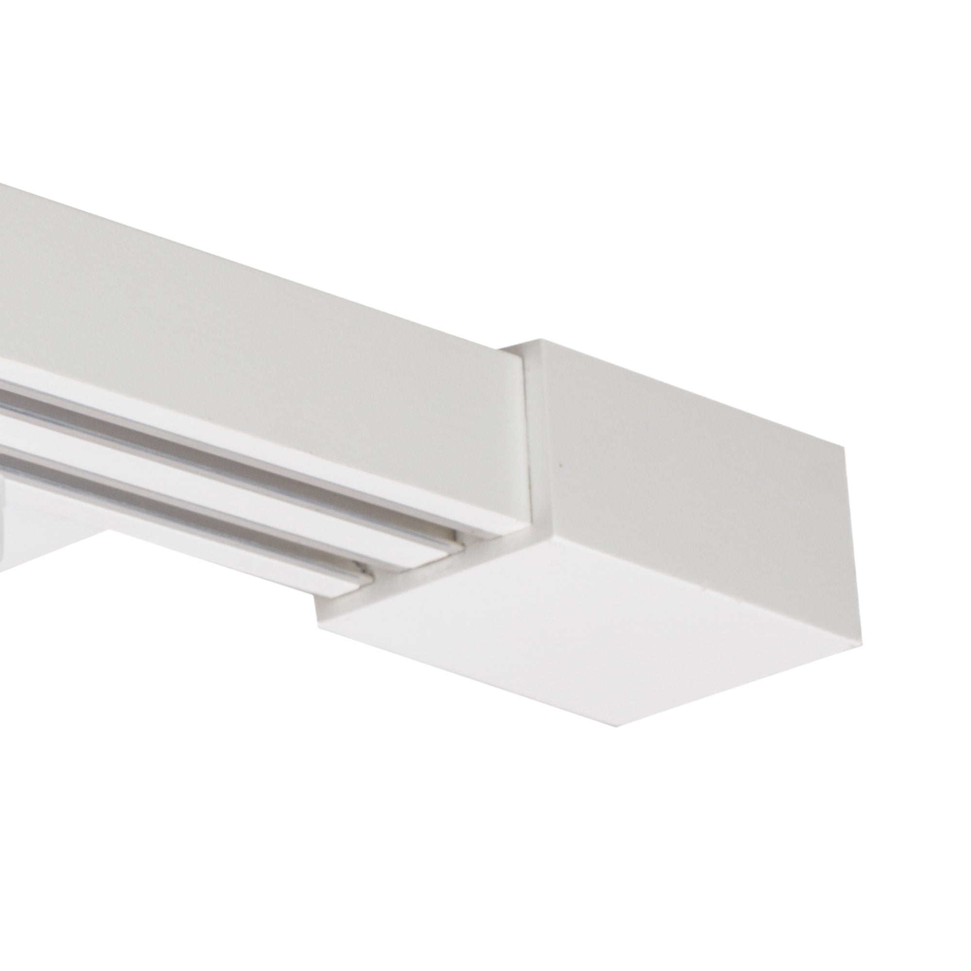 Roma Double Wooden Curtain Rod & Track System for Curtains and Drapes