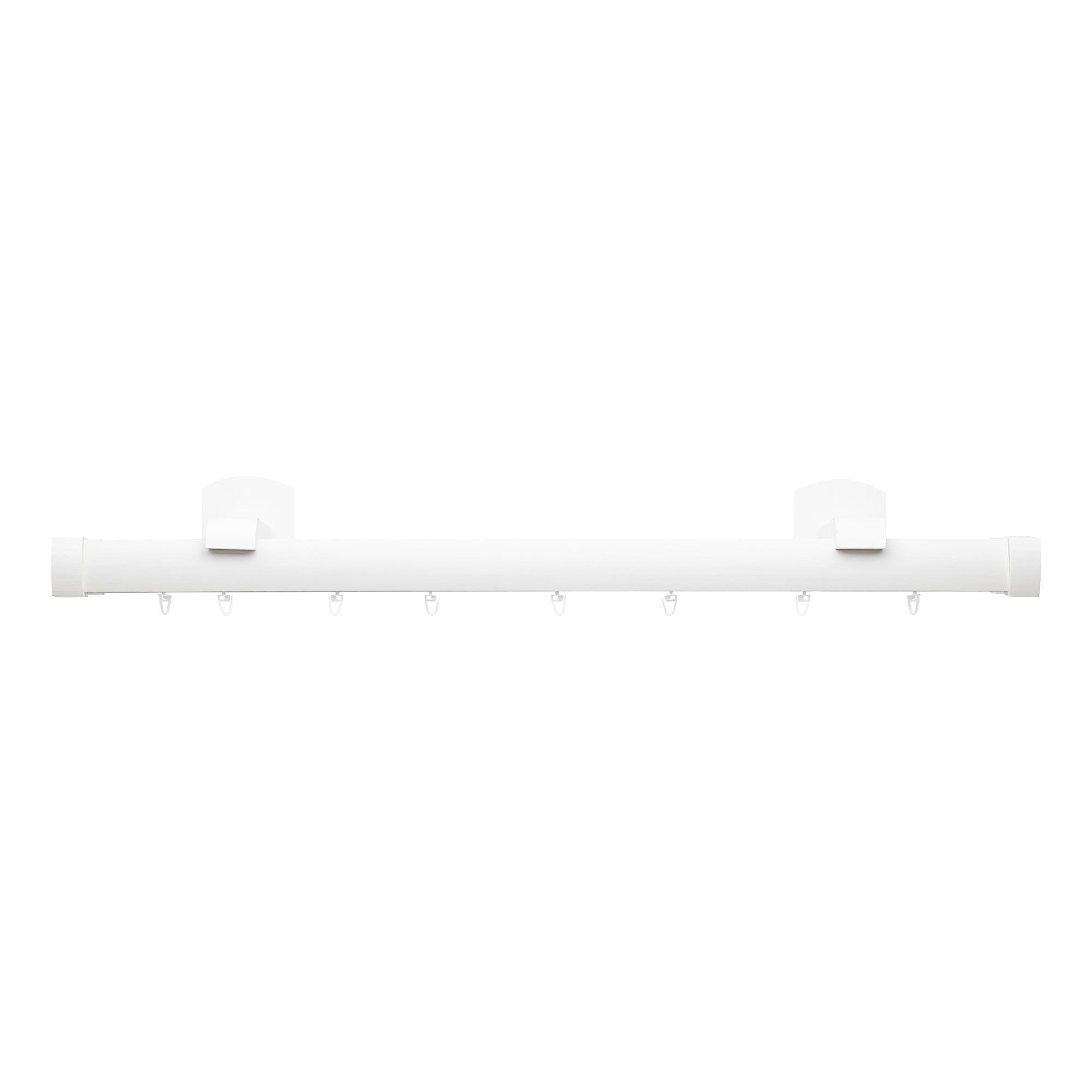 Domino Double Wooden Curtain Rod & Track System for Curtains and Drapes