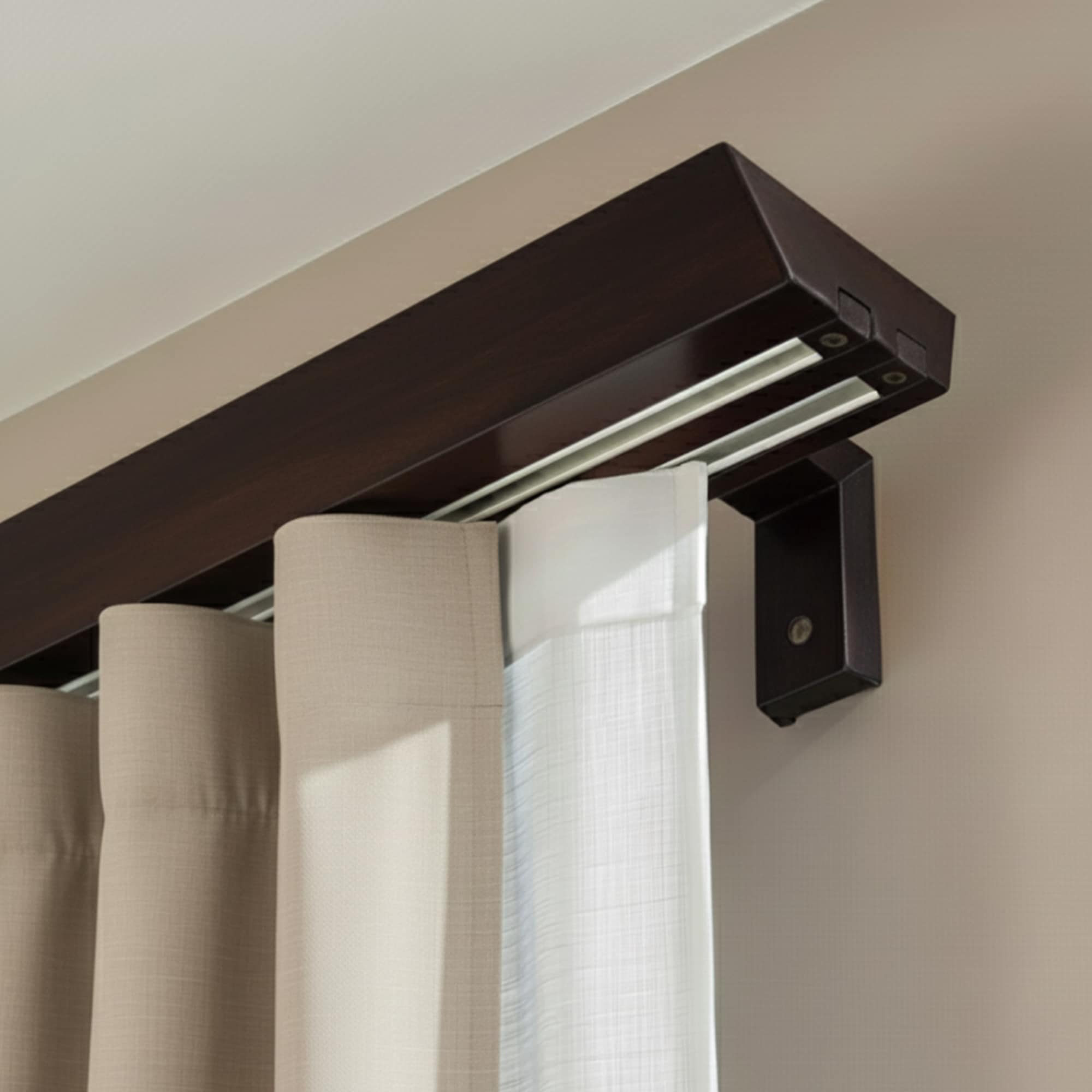 Double curtain and drape track Knauern