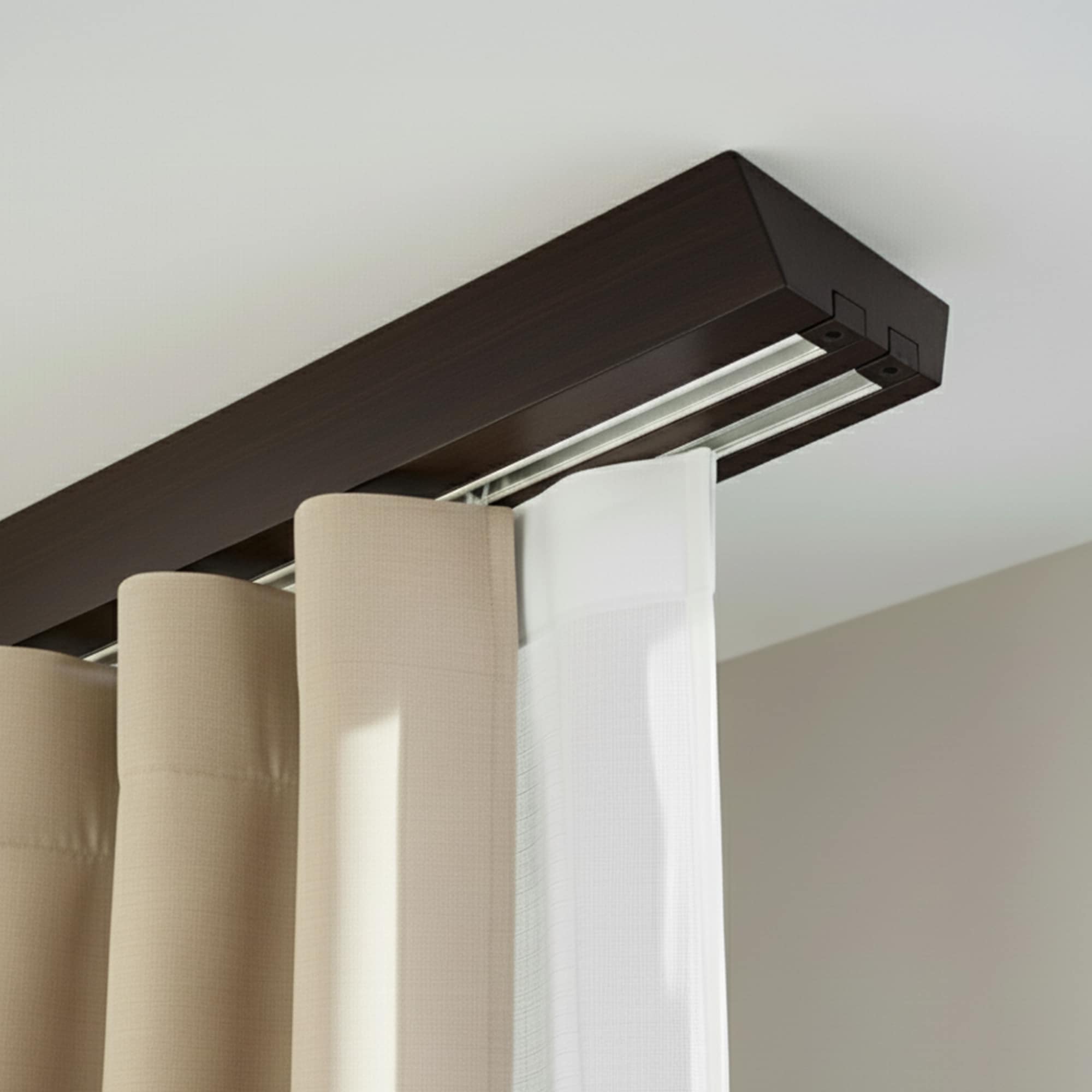Double curtain and drape track Knauern