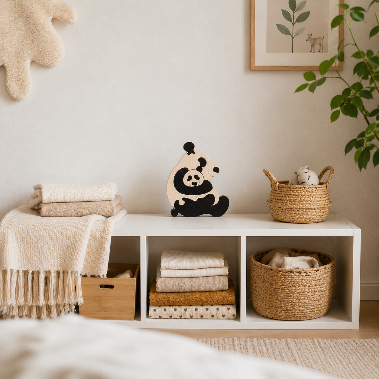 Wooden Panda Puzzle