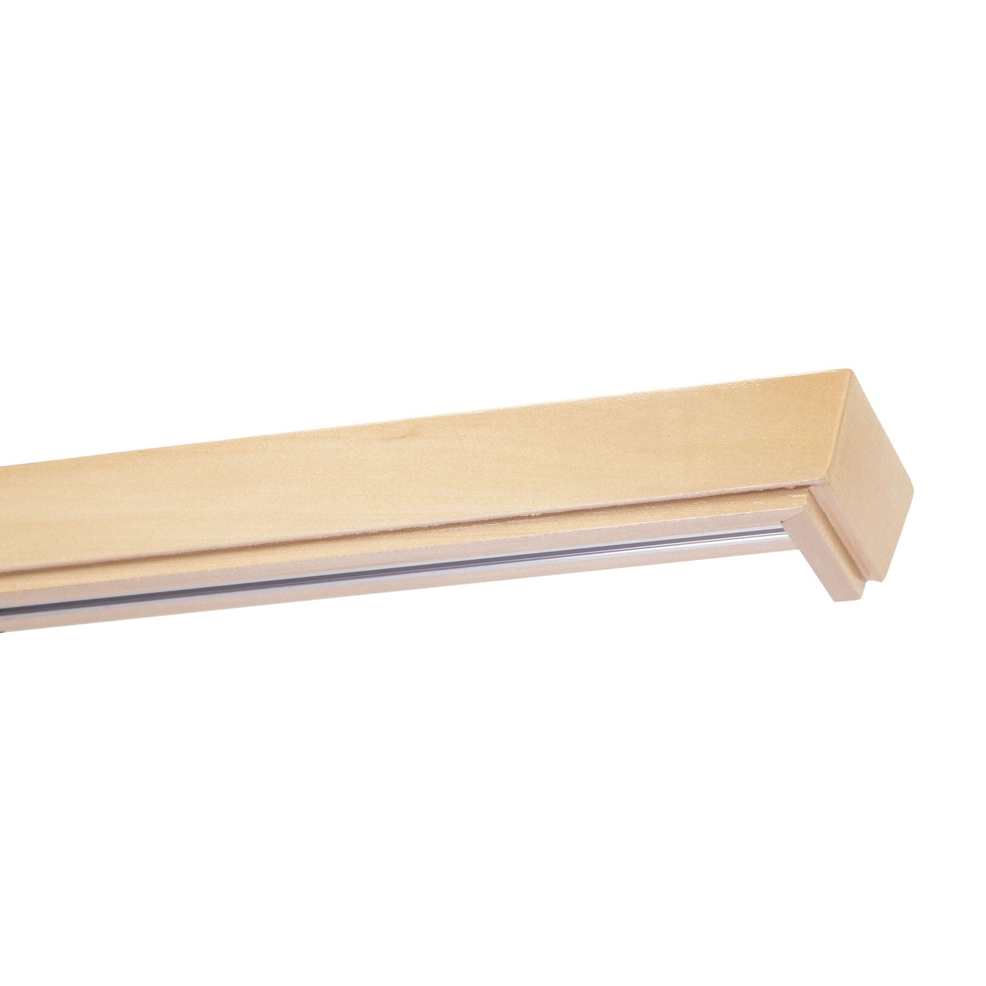 Conic Wooden Curtain Track System with Decorative Valance