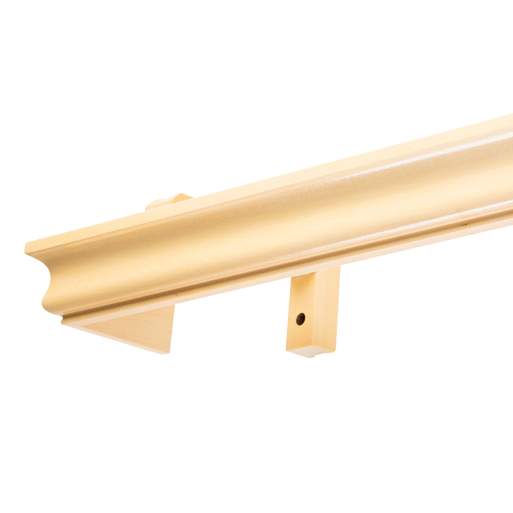 Athena Wooden Curtain Track System with Decorative Valance