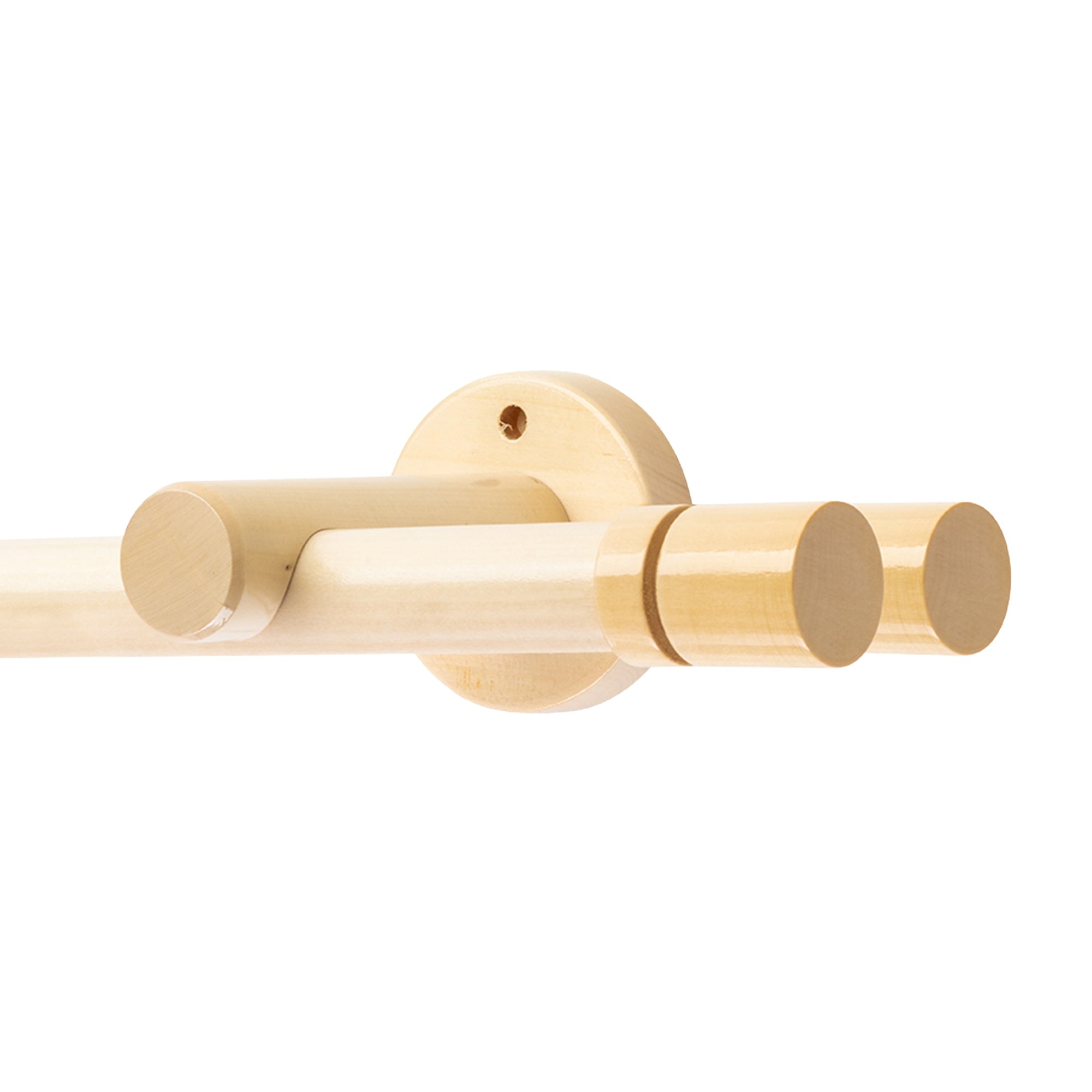 CILINDRU DOUBLE 35 MM WOODEN CURTAIN ROD & ALUMINUM TRACK SYSTEM