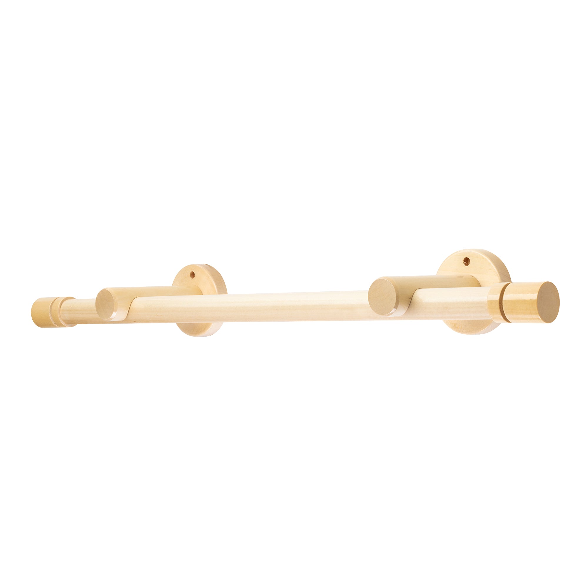 Cilindru Single 35 mm Wooden Curtain Rod & Aluminum Track System