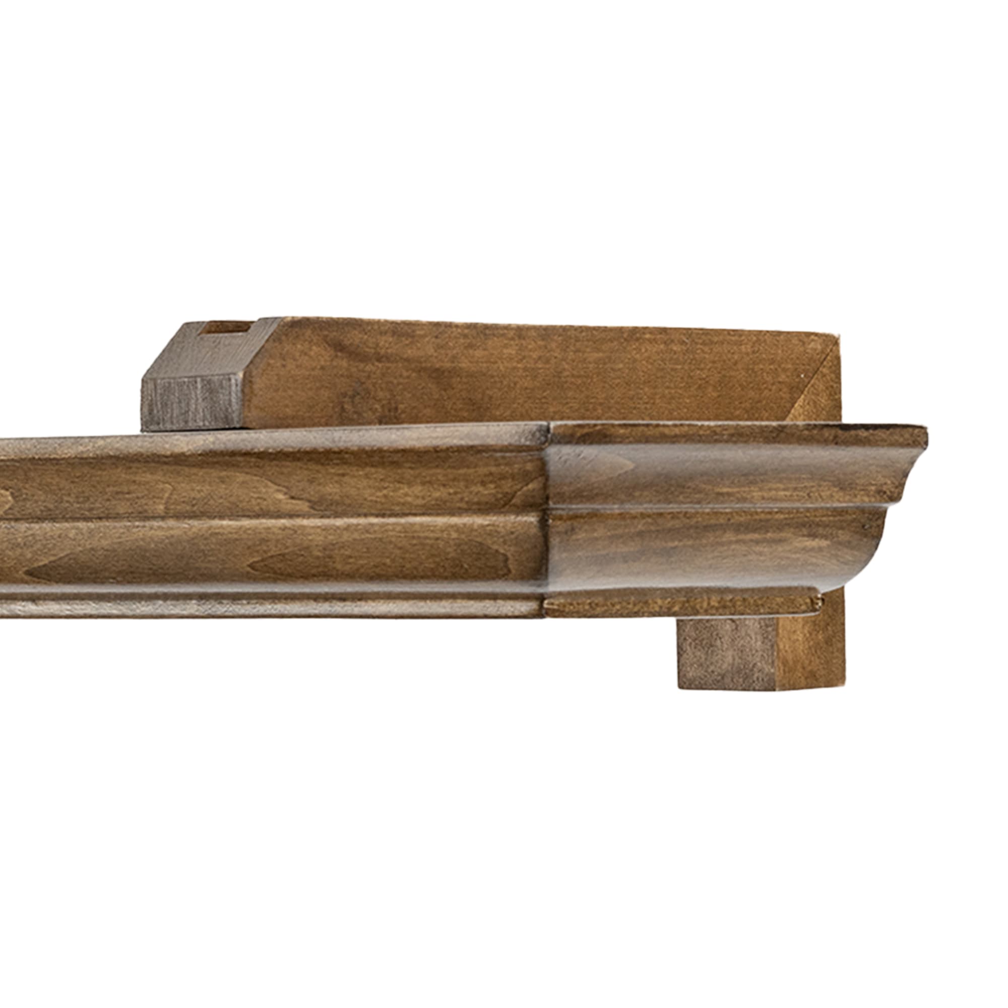 Filip Wooden Curtain Track System with Decorative Valance