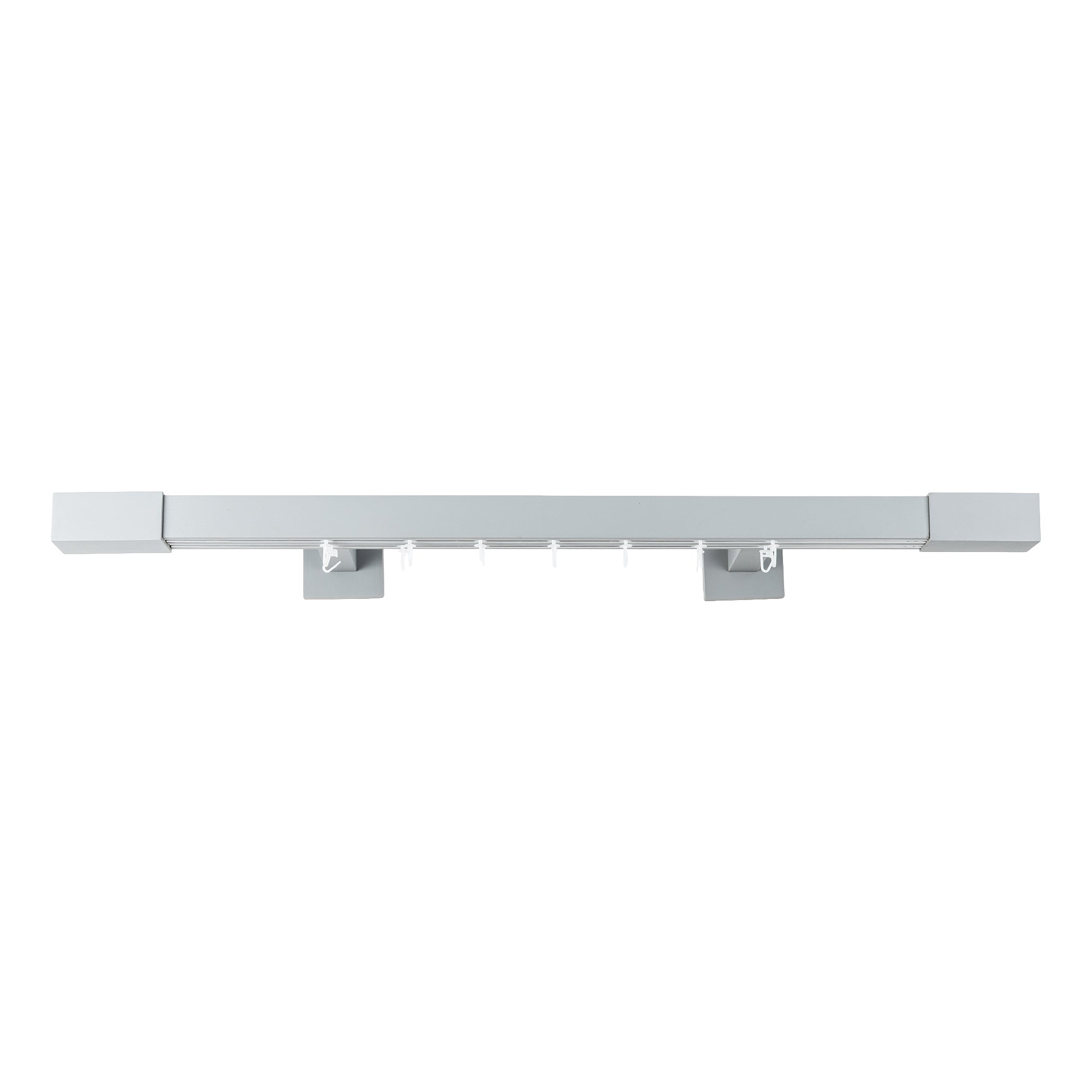 Roma Double Wooden Curtain Rod & Track System for Curtains and Drapes