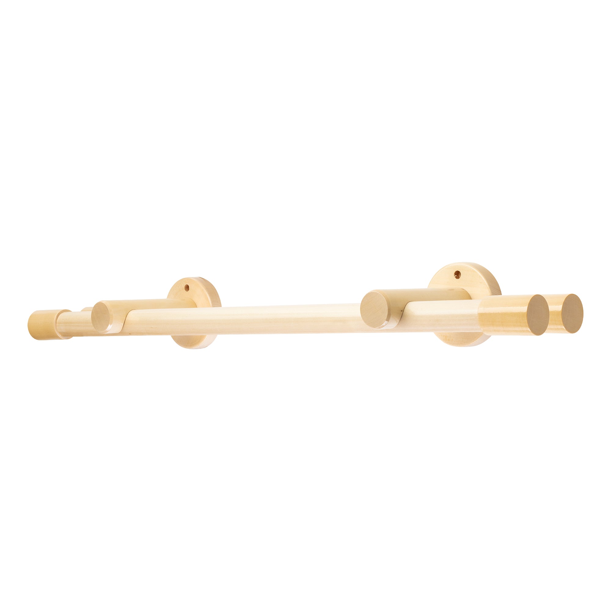 Luna Double 35 mm Wooden Curtain Rod & Track System