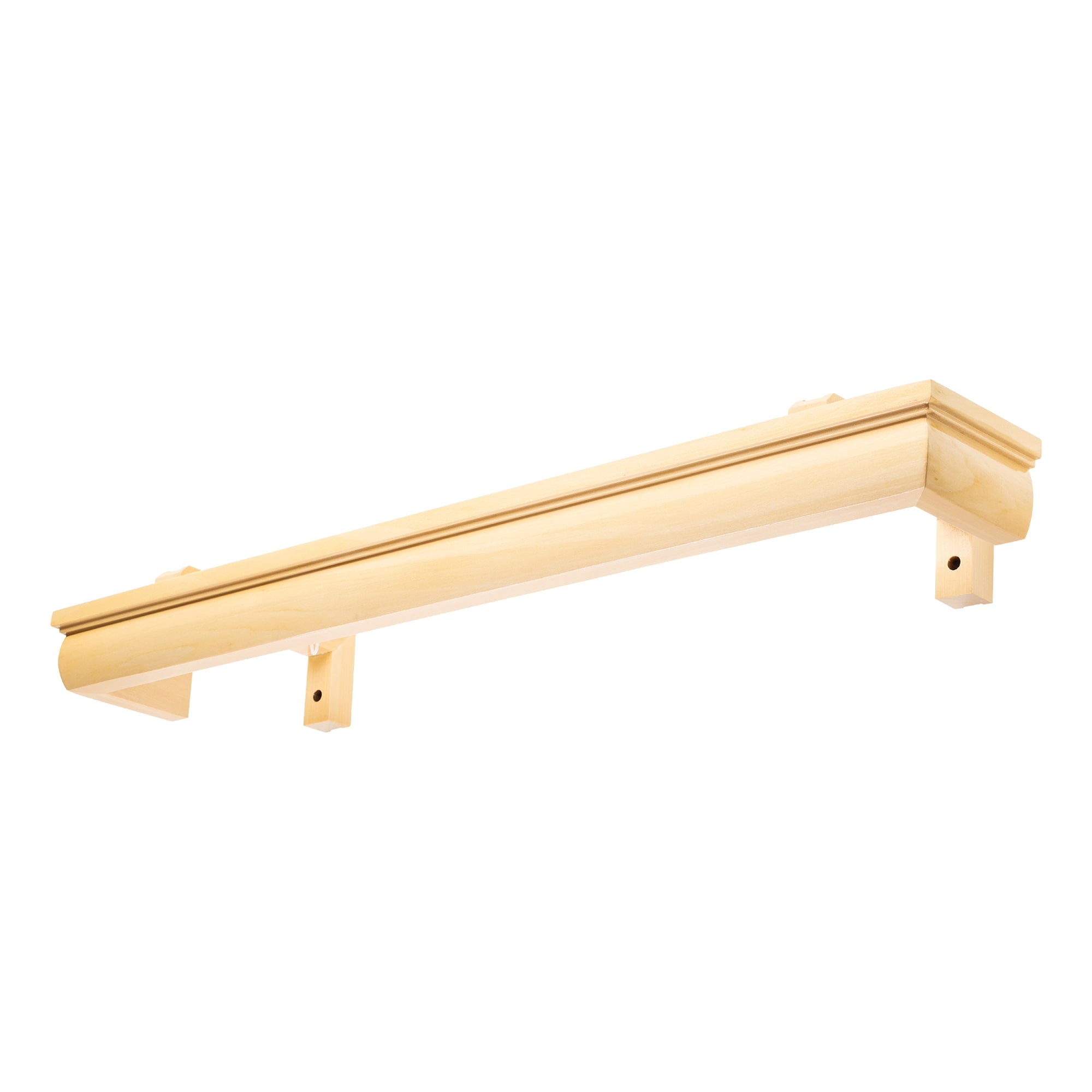 Firenze Wooden Curtain Track System with Decorative Valance