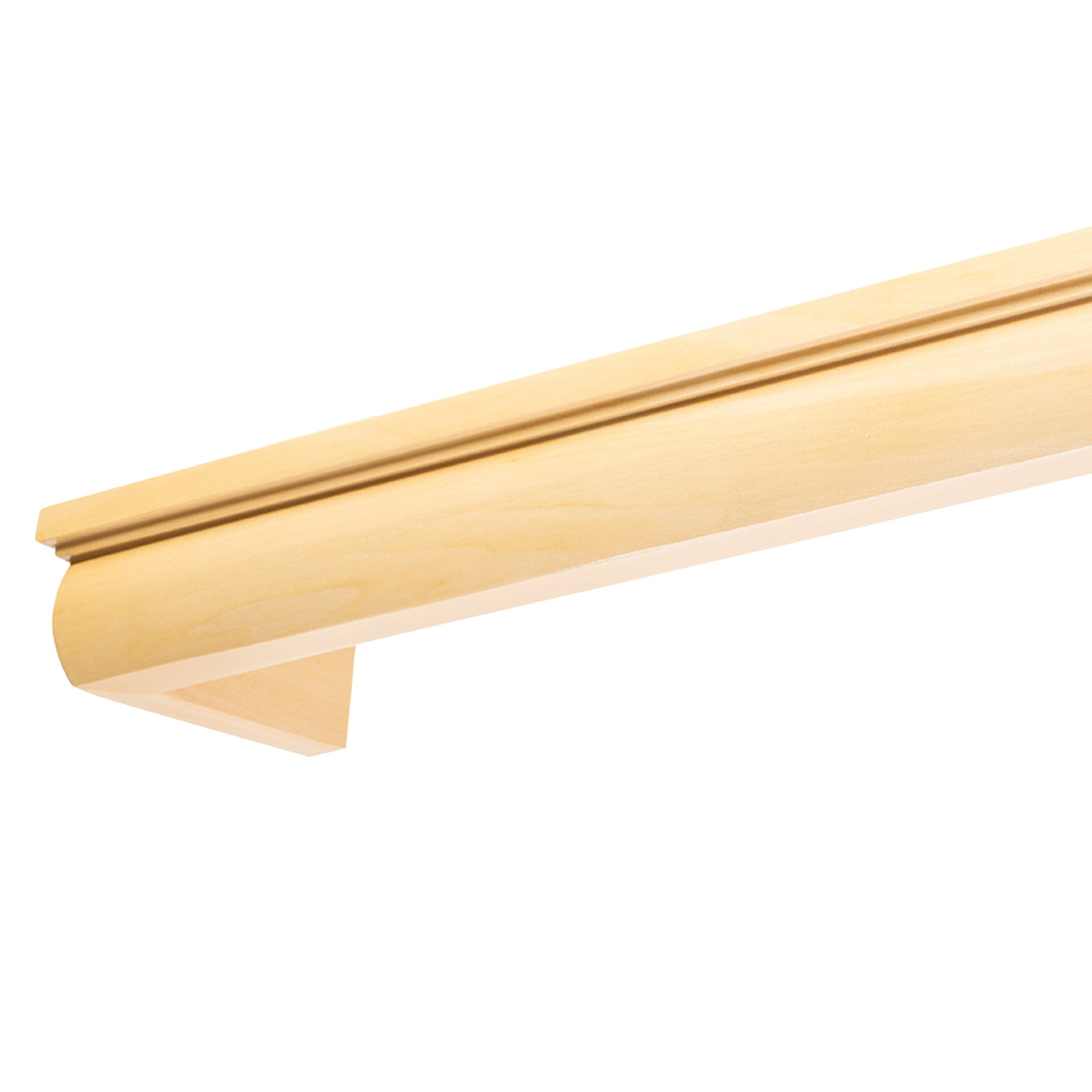 Firenze Wooden Curtain Track System with Decorative Valance