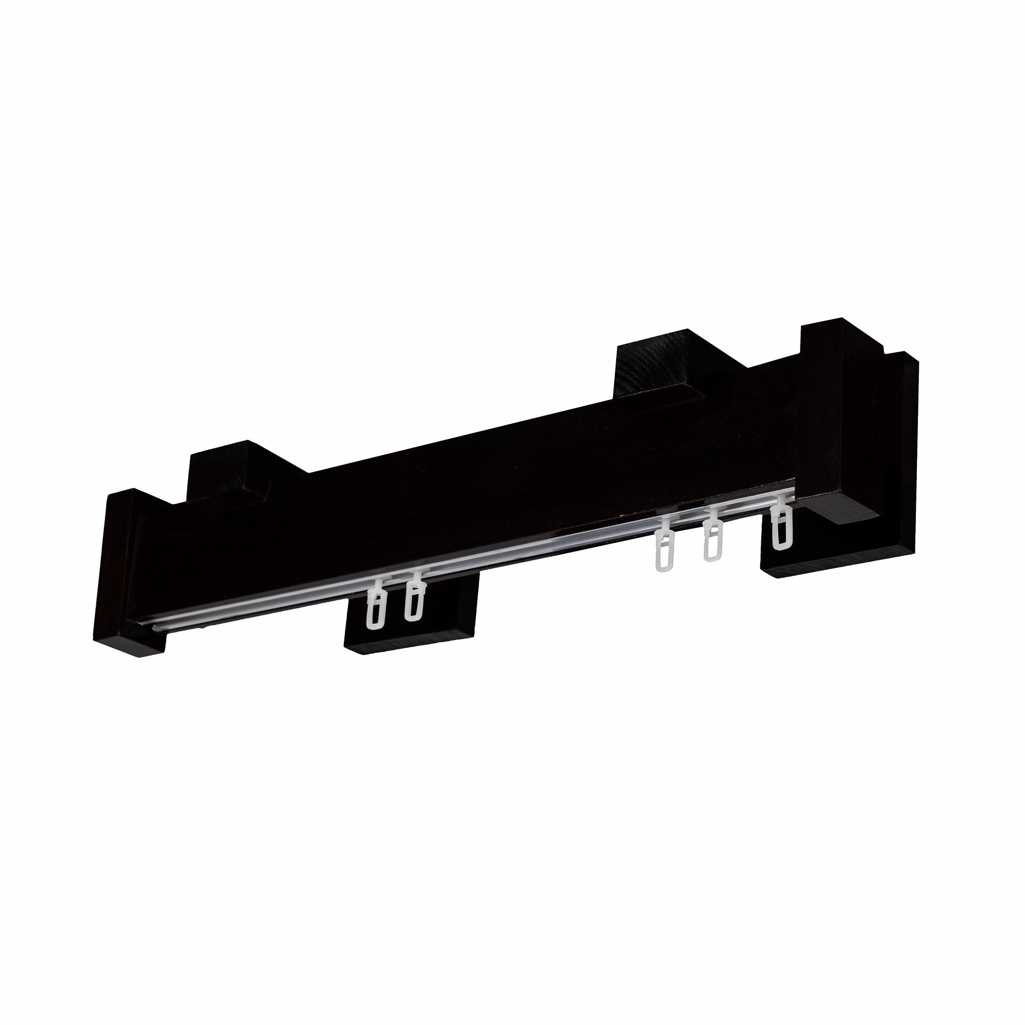 Dalia Wooden Curtain Rod with Aluminum Track
