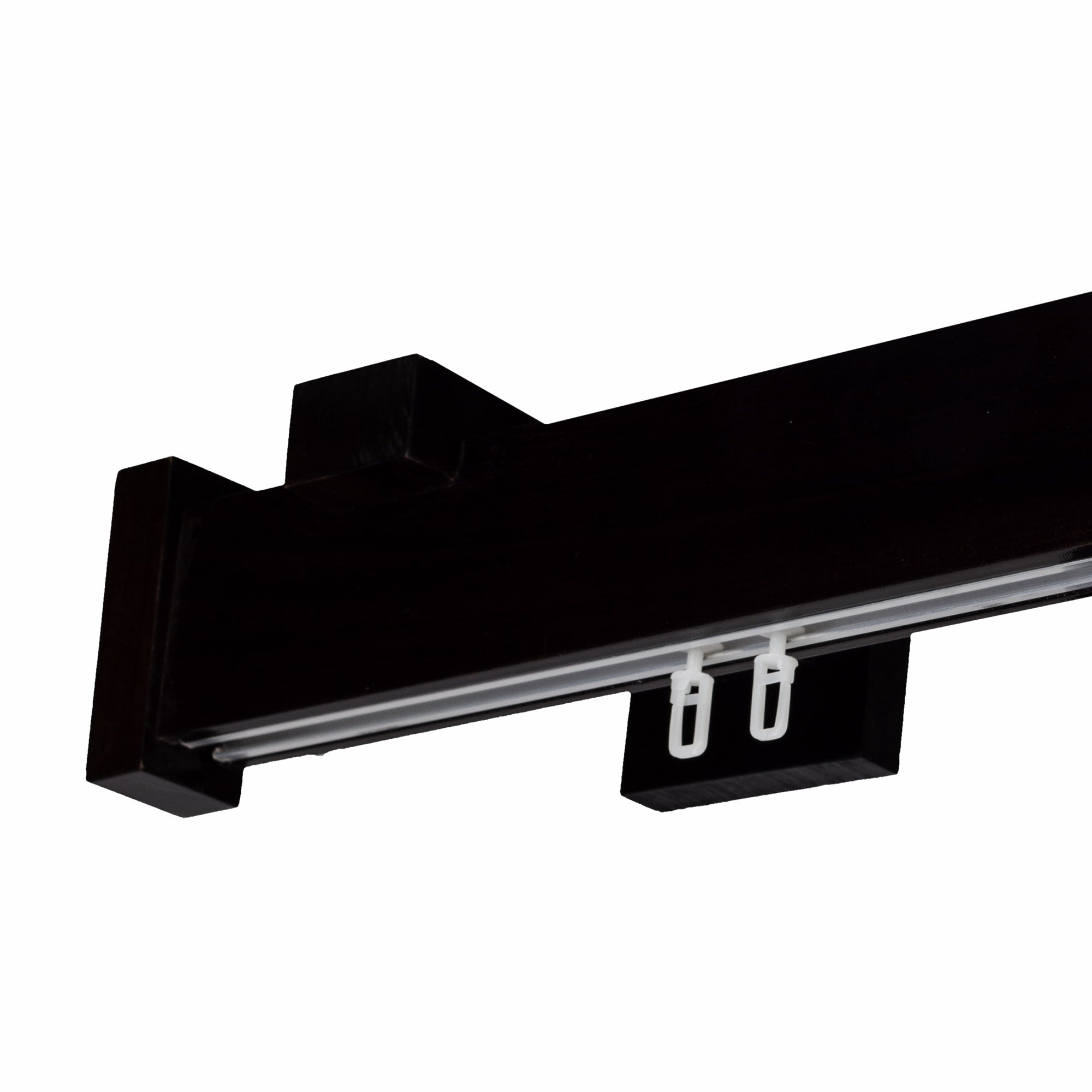 Dalia Wooden Curtain Rod with Aluminum Track