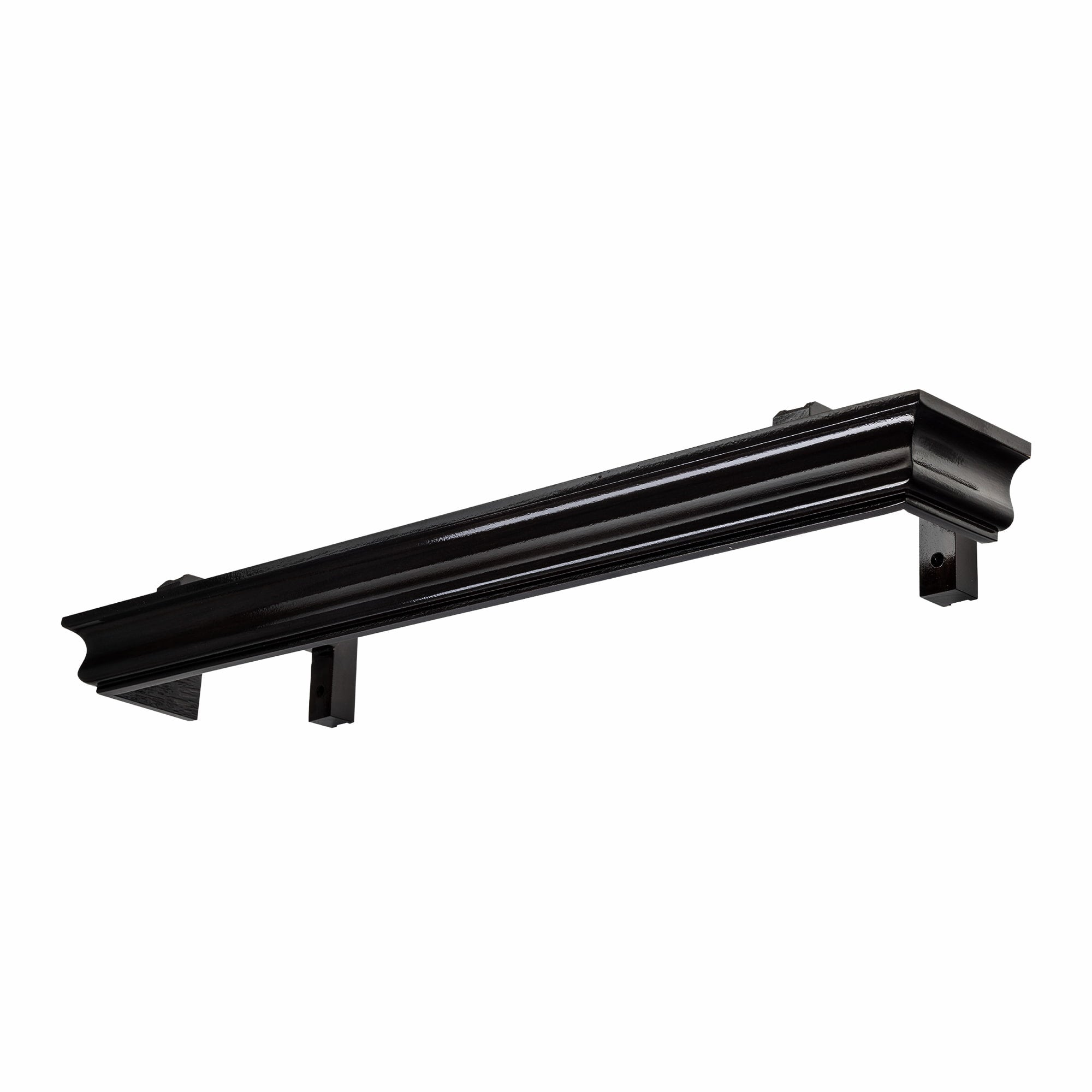 Athena Wooden Curtain Track System with Decorative Valance