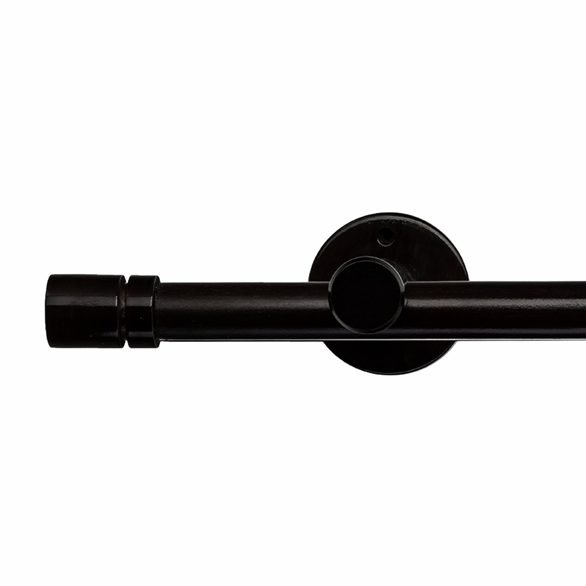 Cilindru Single 35 mm Wooden Curtain Rod & Aluminum Track System