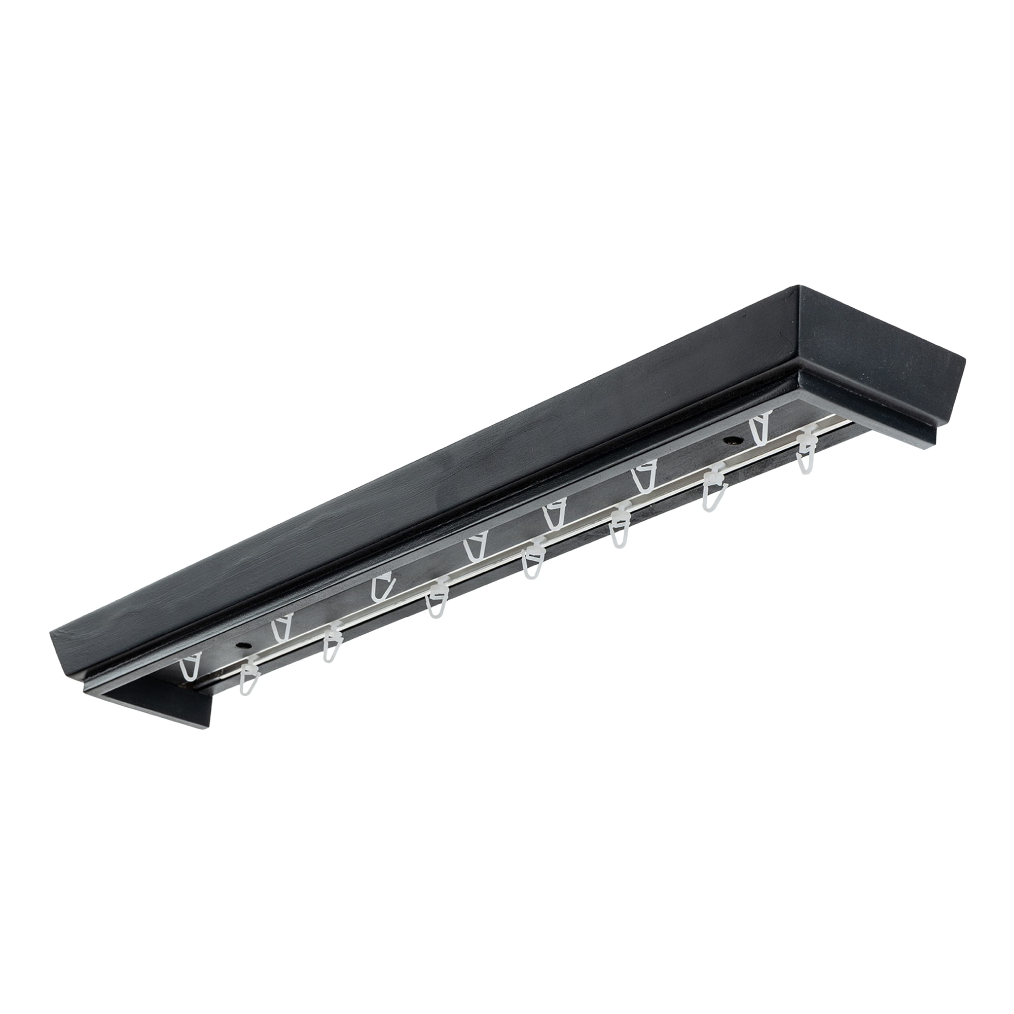Conic Wooden Curtain Track System with Decorative Valance