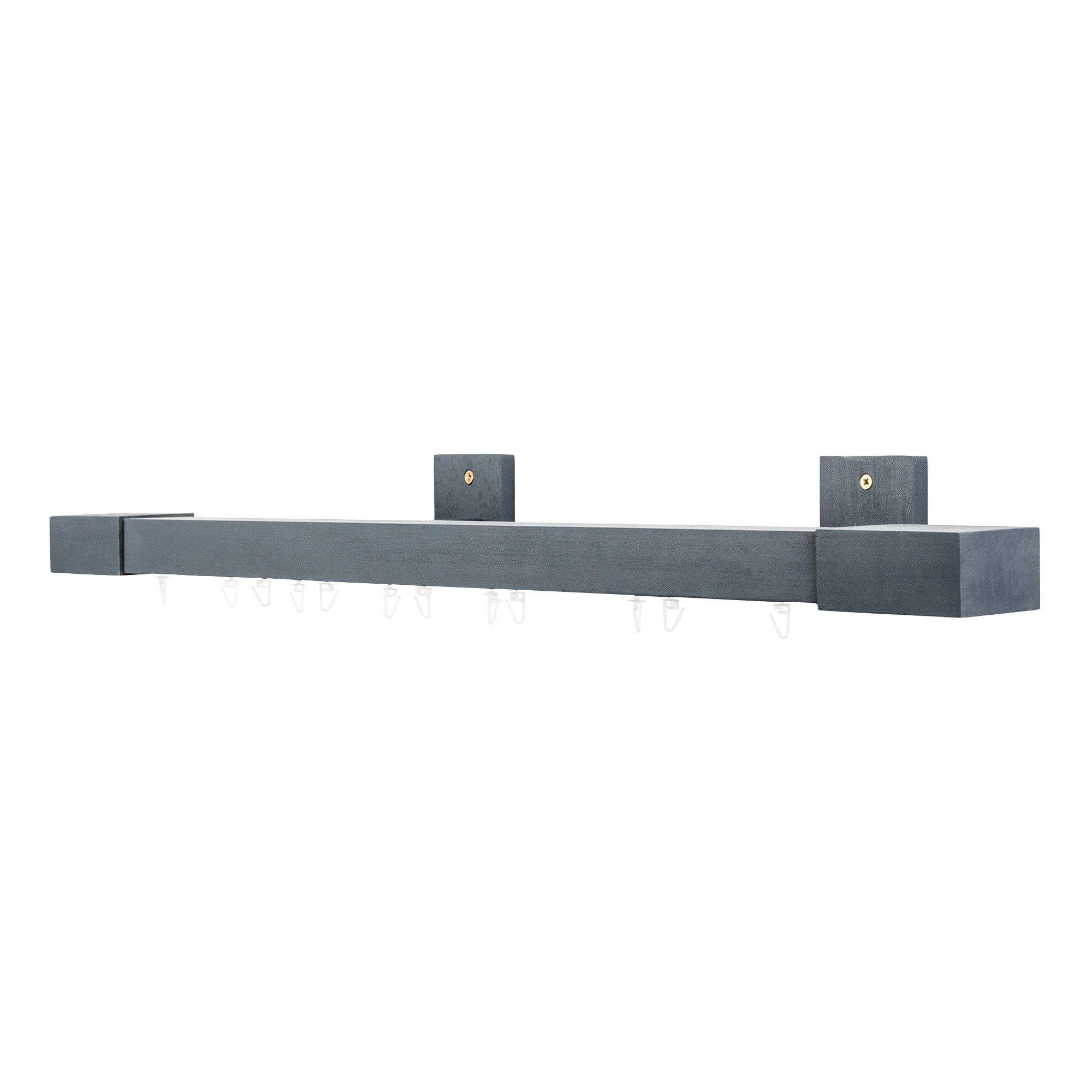 Roma Double Wooden Curtain Rod & Track System for Curtains and Drapes