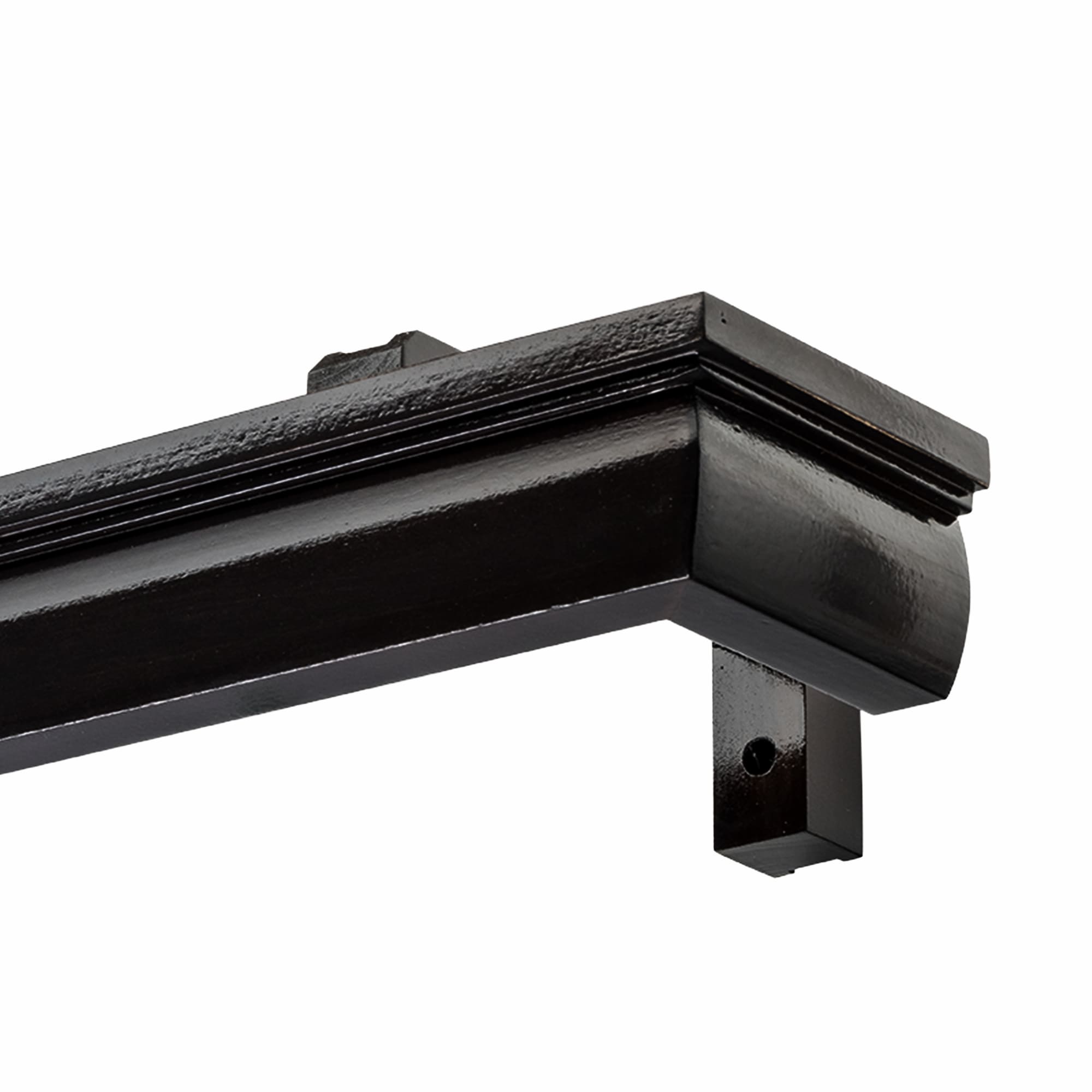 Firenze Wooden Curtain Track System with Decorative Valance