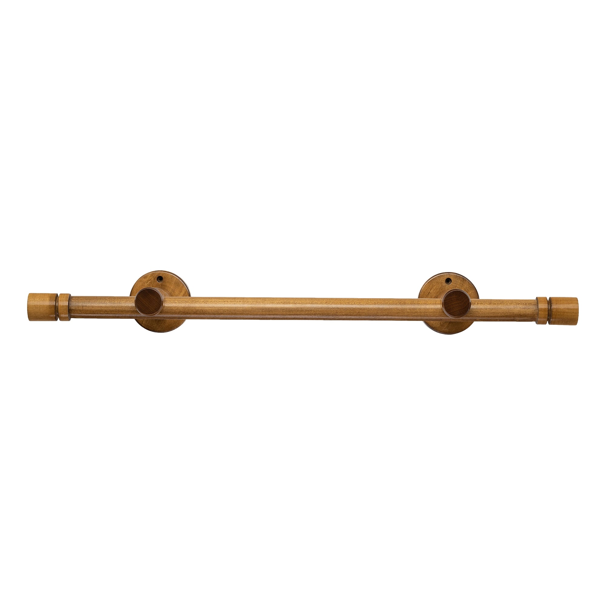 Cilindru Single 35 mm Wooden Curtain Rod & Aluminum Track System