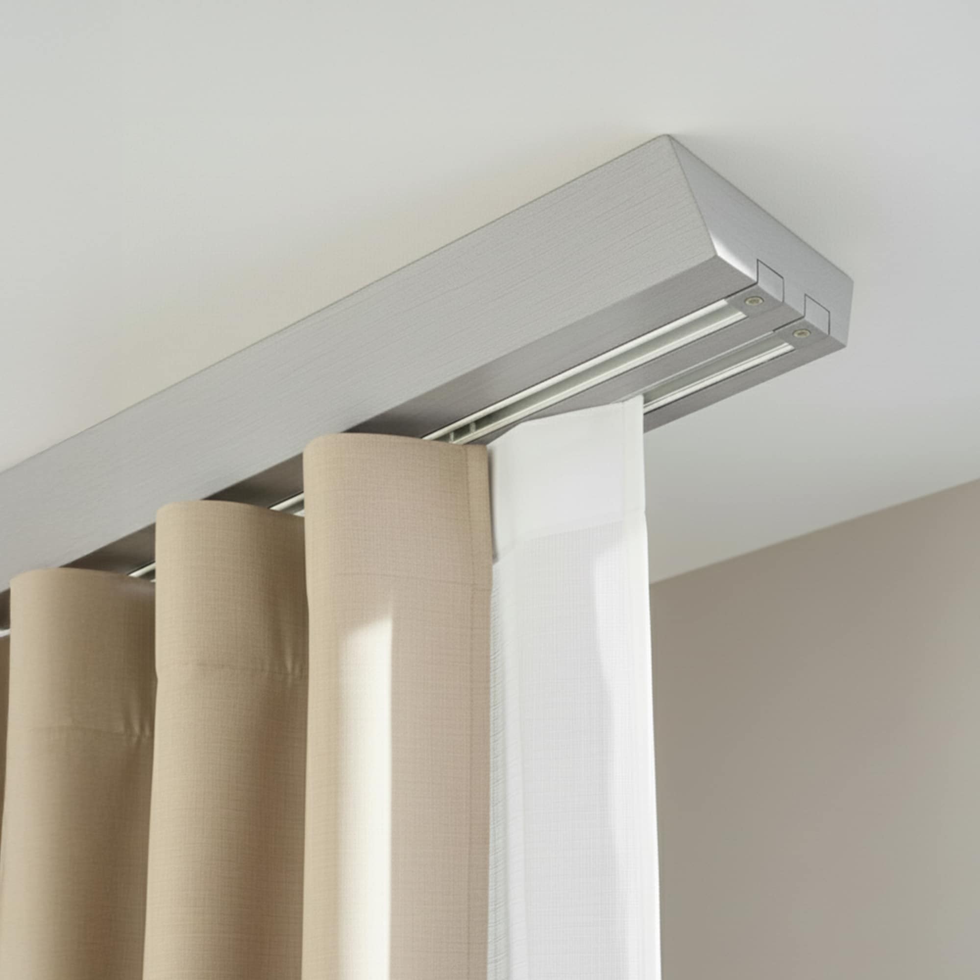 Double curtain and drape track Knauern