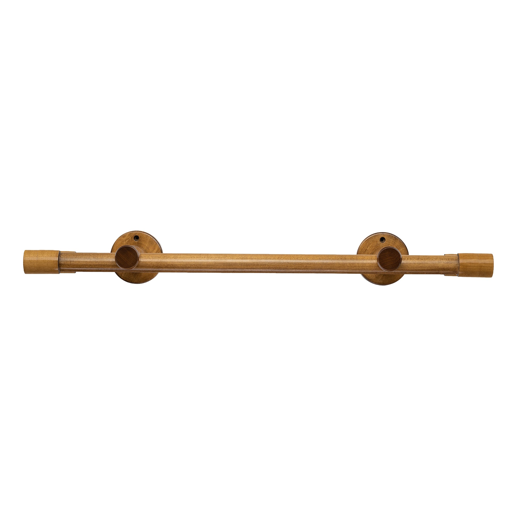 Luna Double 35 mm Wooden Curtain Rod & Track System