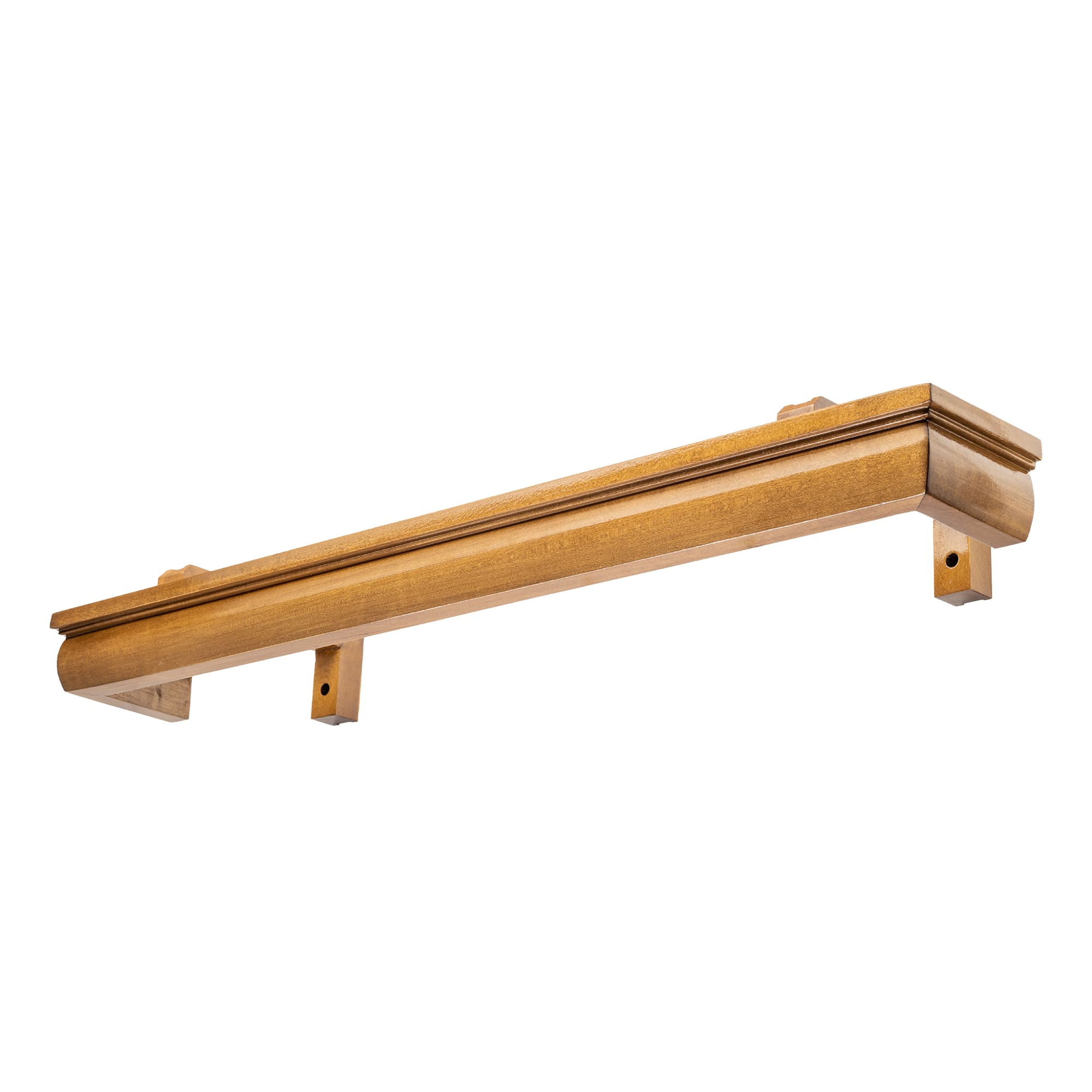 Firenze Wooden Curtain Track System with Decorative Valance