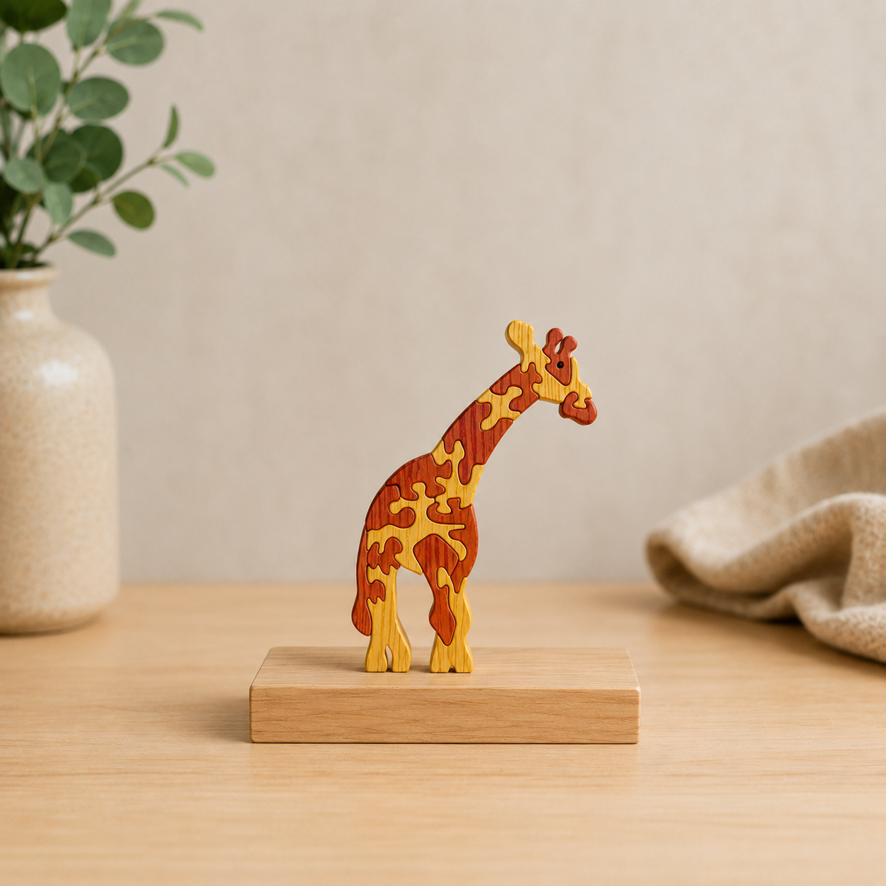 Giraffe Wooden Puzzle