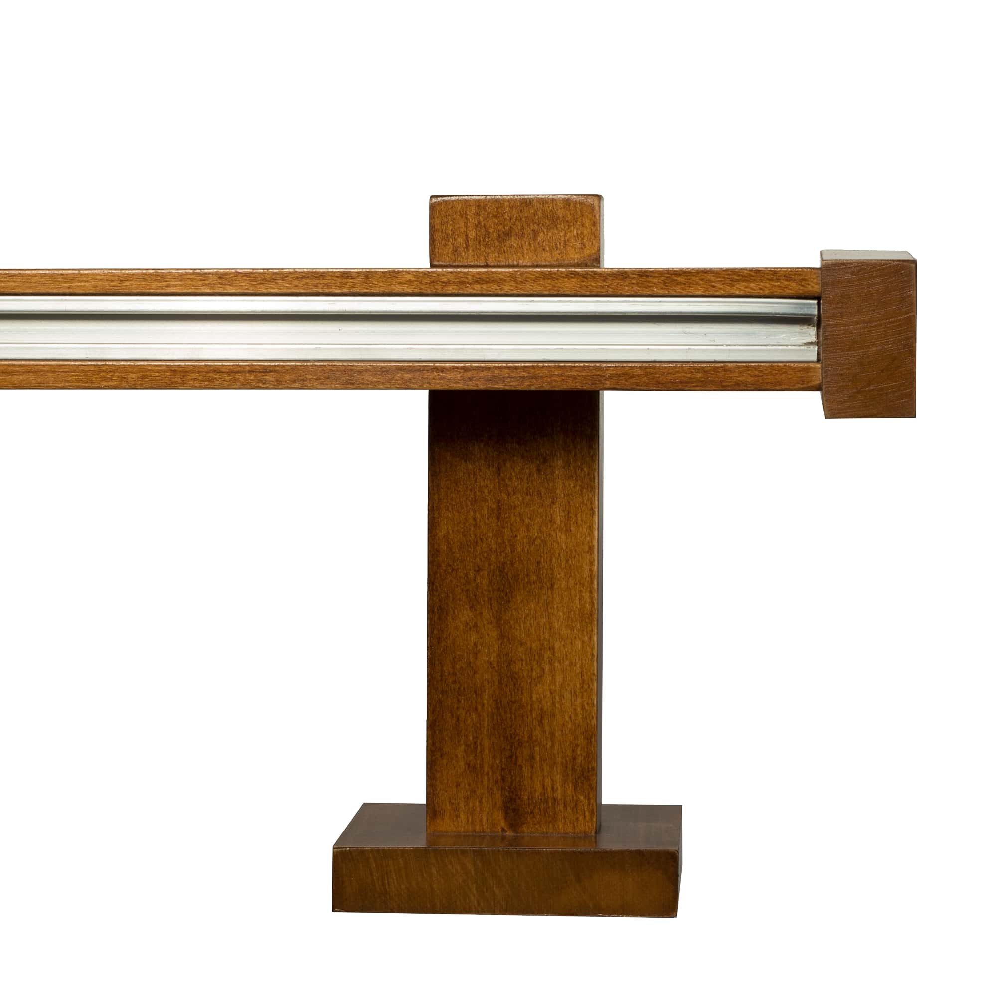 Dalia Wooden Curtain Rod with Aluminum Track