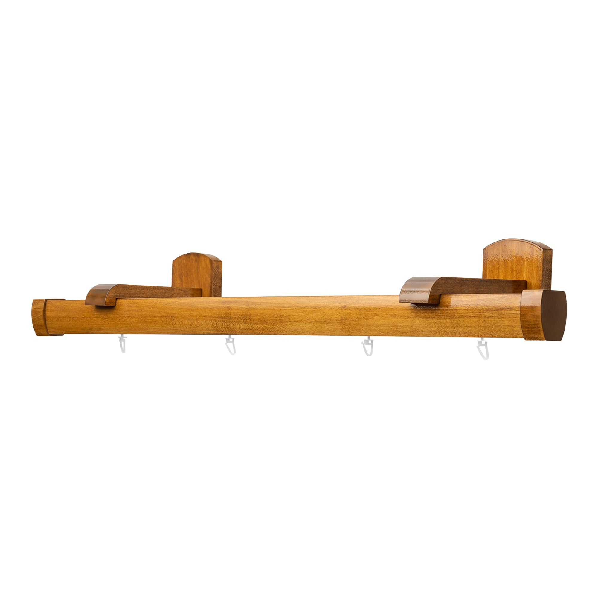 Domino Single Wooden Curtain Rod