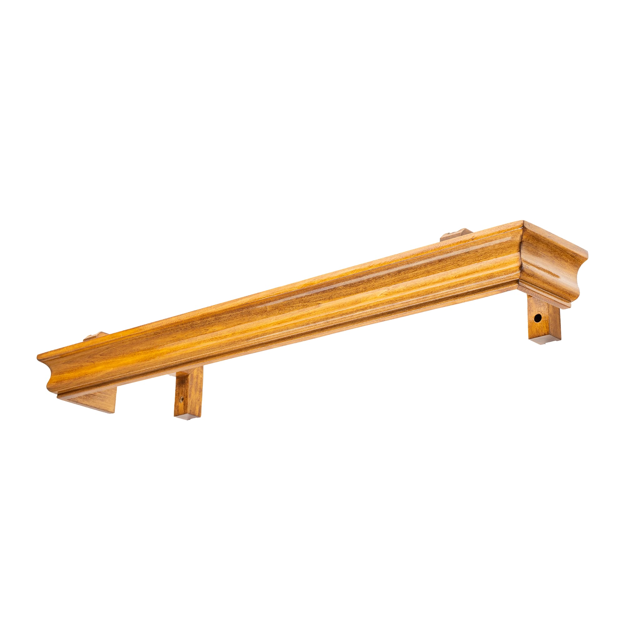 Athena Wooden Curtain Track System with Decorative Valance