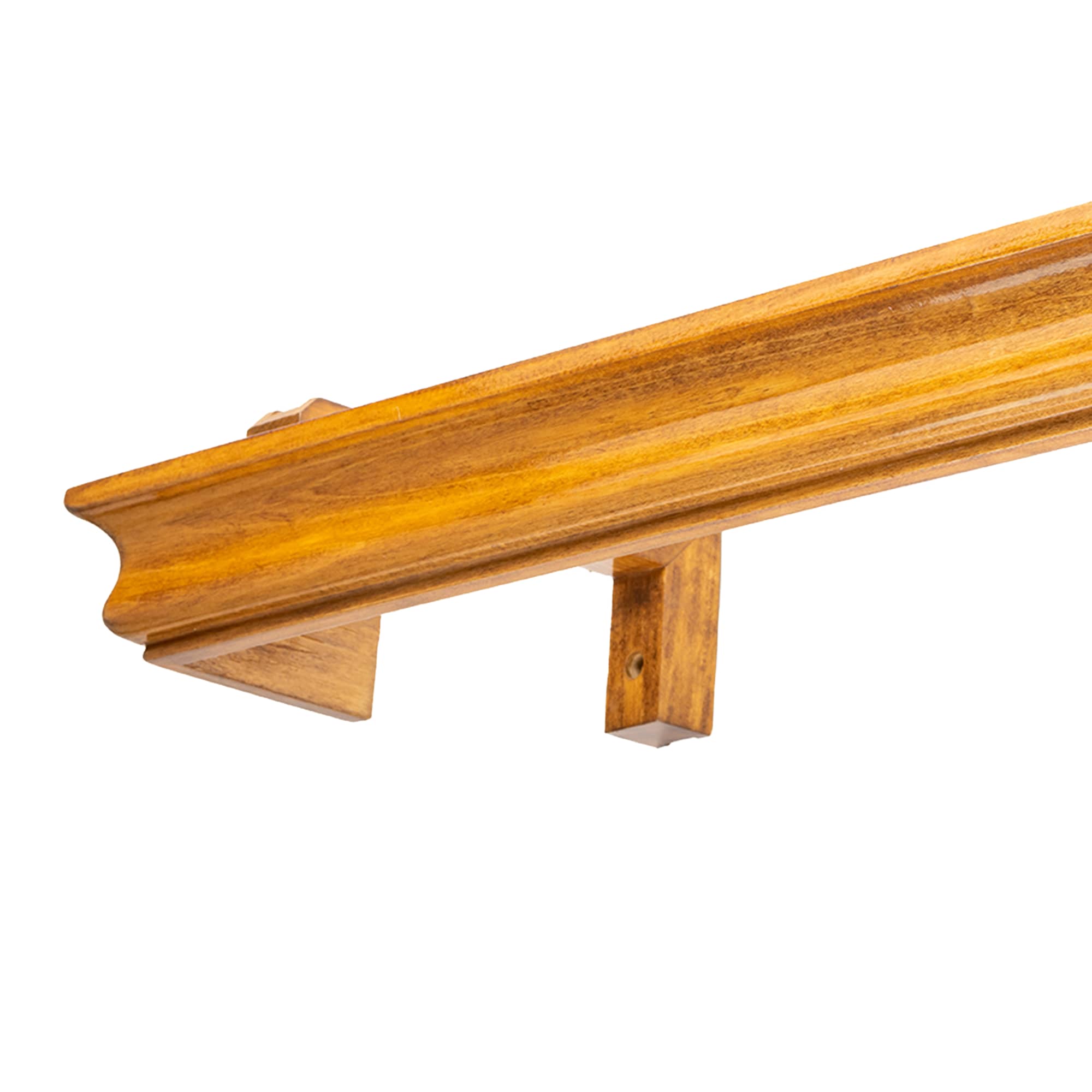 Athena Wooden Curtain Track System with Decorative Valance