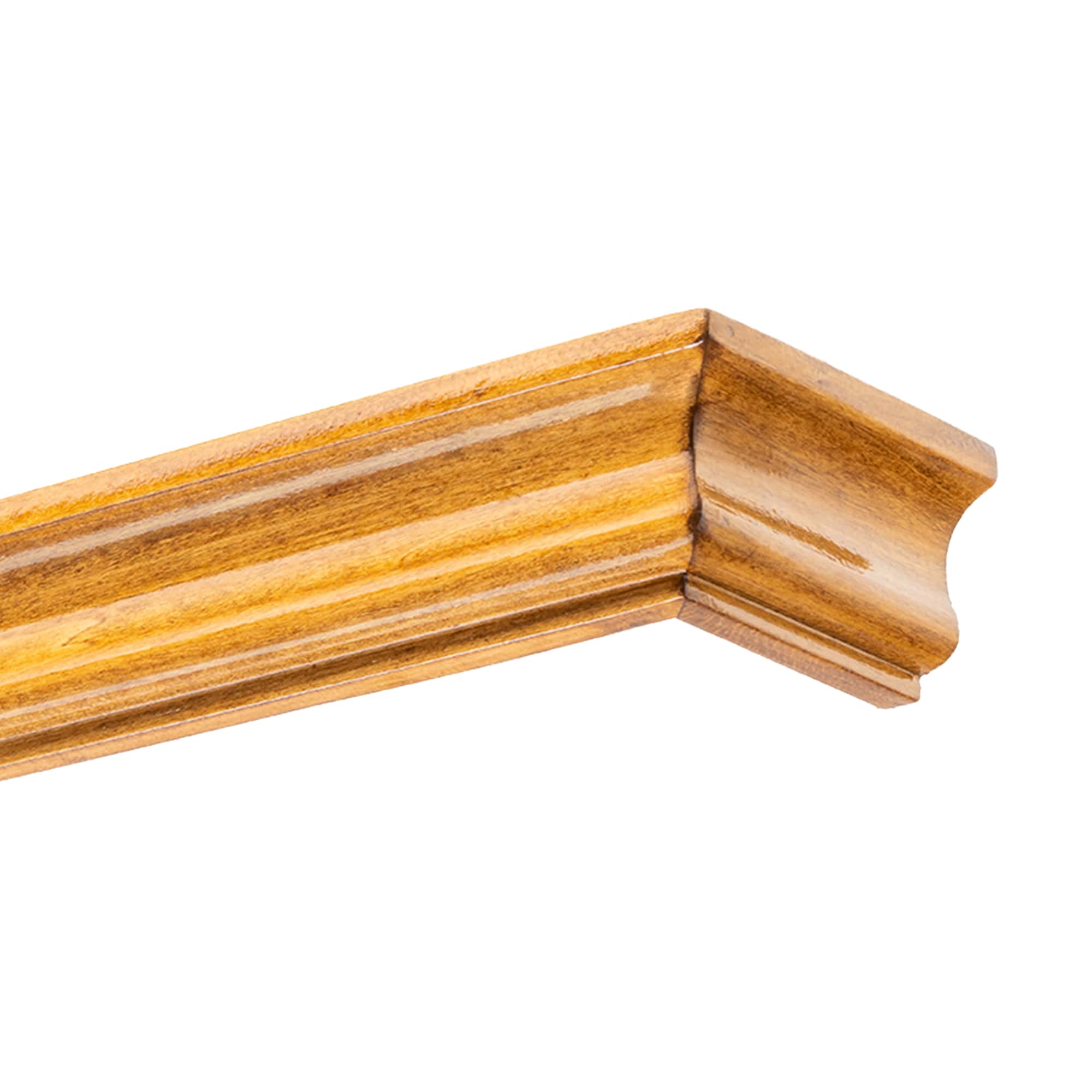 Athena Wooden Curtain Track System with Decorative Valance
