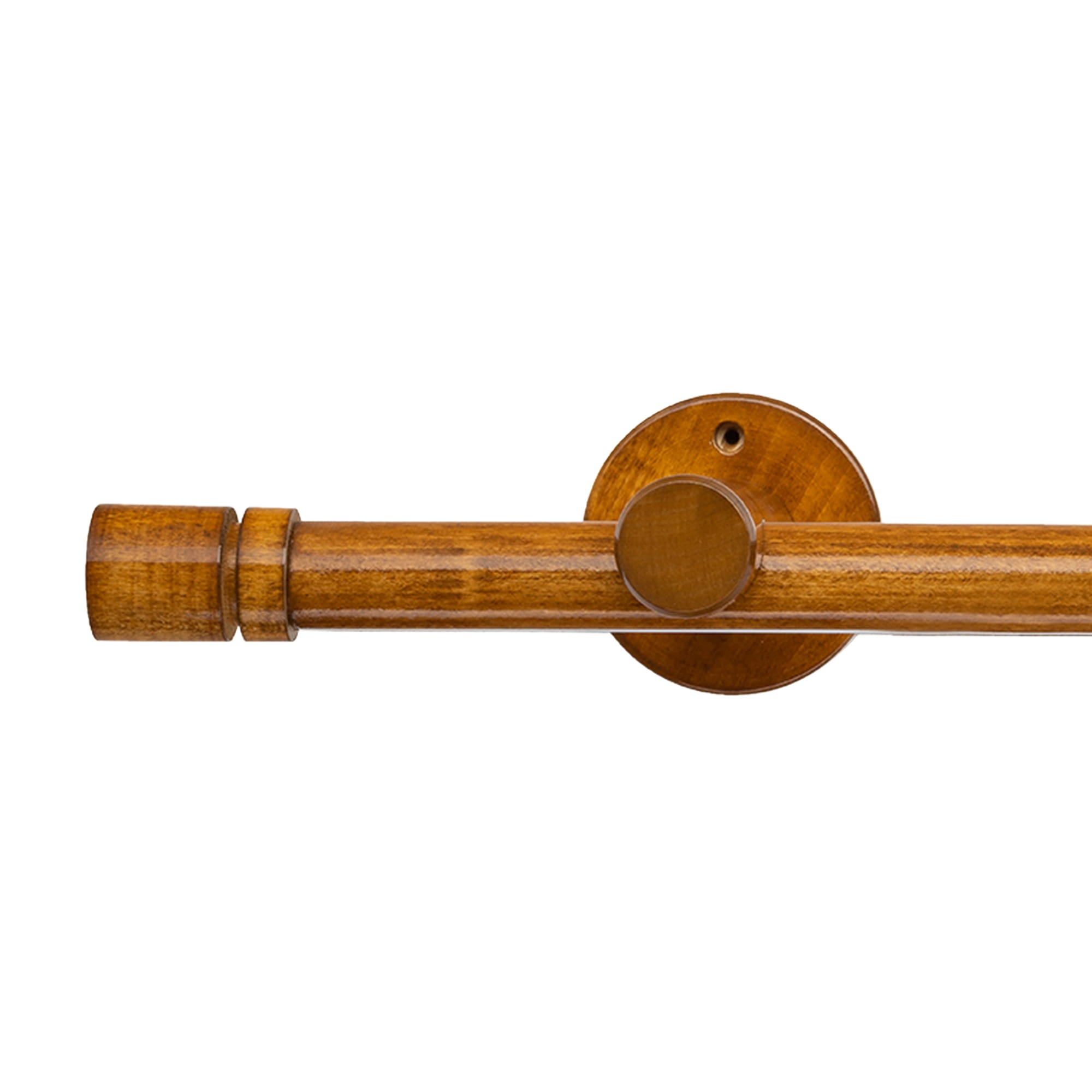 Cilindru Single 35 mm Wooden Curtain Rod & Aluminum Track System