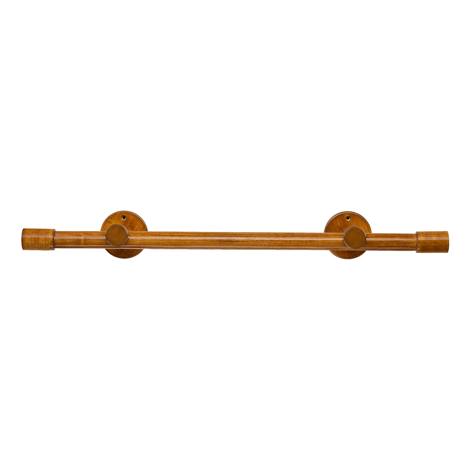 Luna Single 35 mm Wooden Curtain Rod & Track System