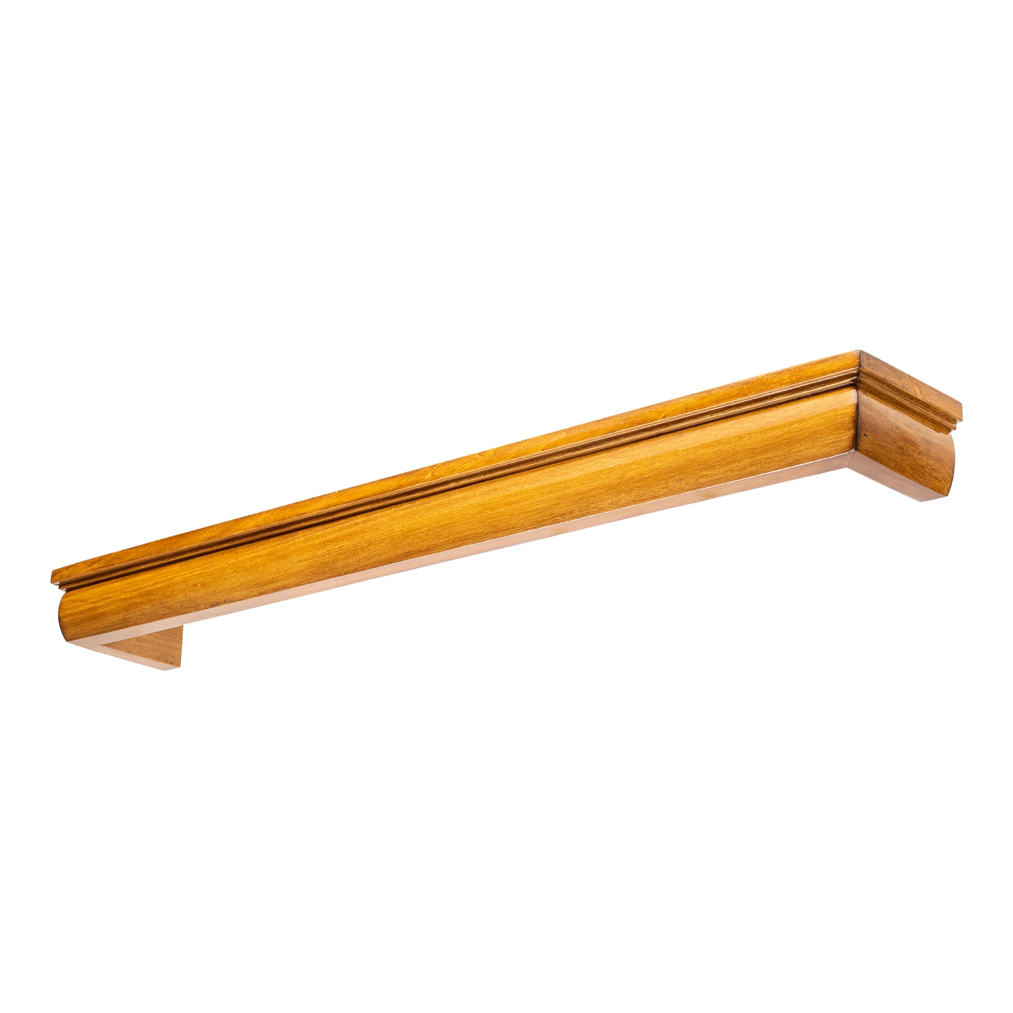 Firenze Wooden Curtain Track System with Decorative Valance