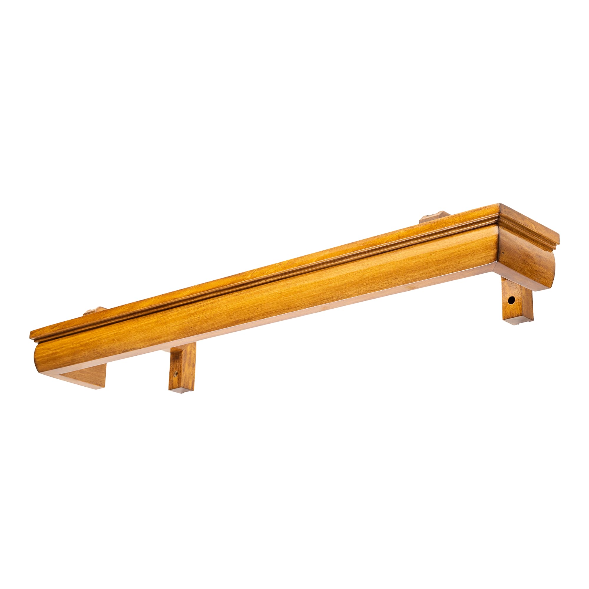 Firenze Wooden Curtain Track System with Decorative Valance