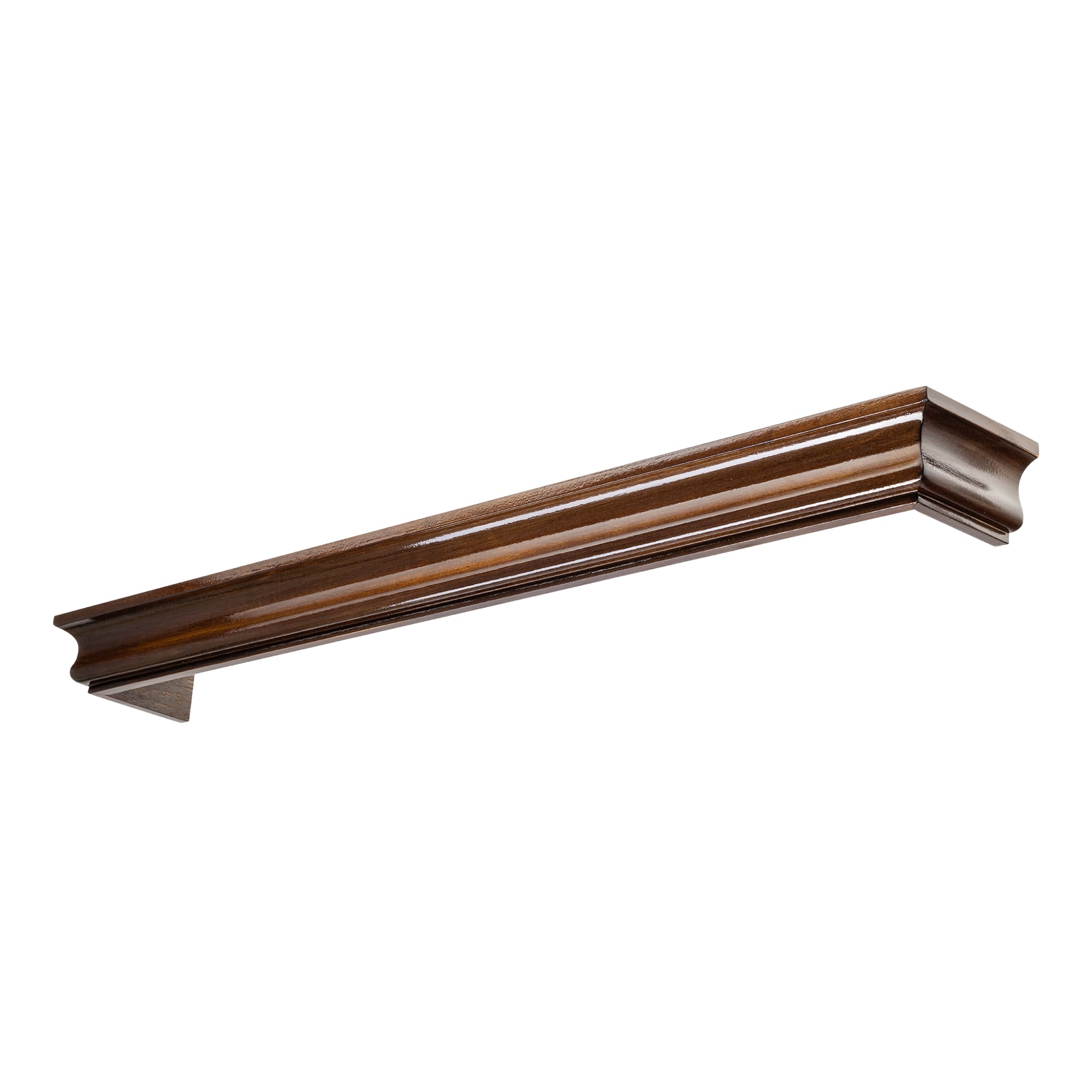 Athena Wooden Curtain Track System with Decorative Valance