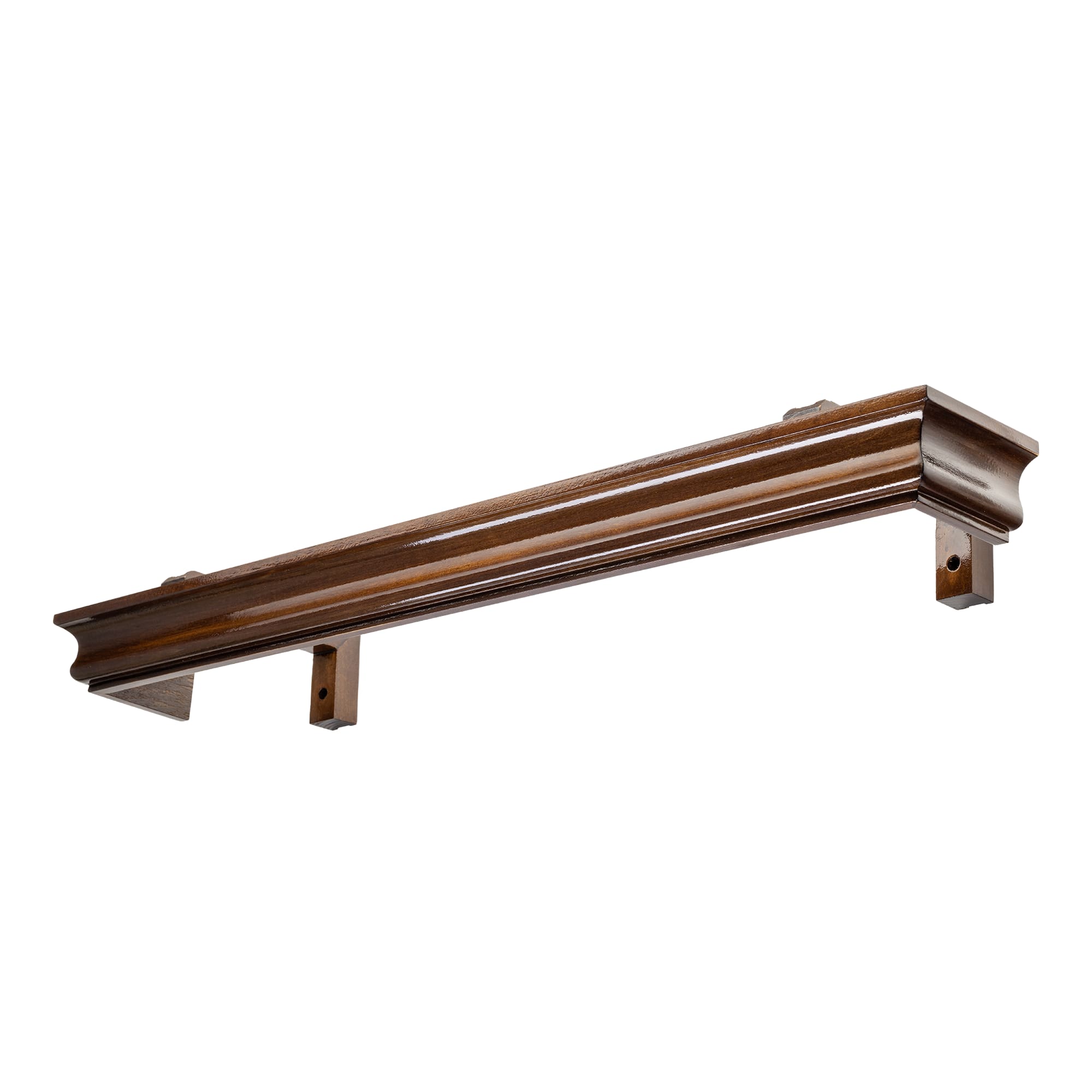 Athena Wooden Curtain Track System with Decorative Valance