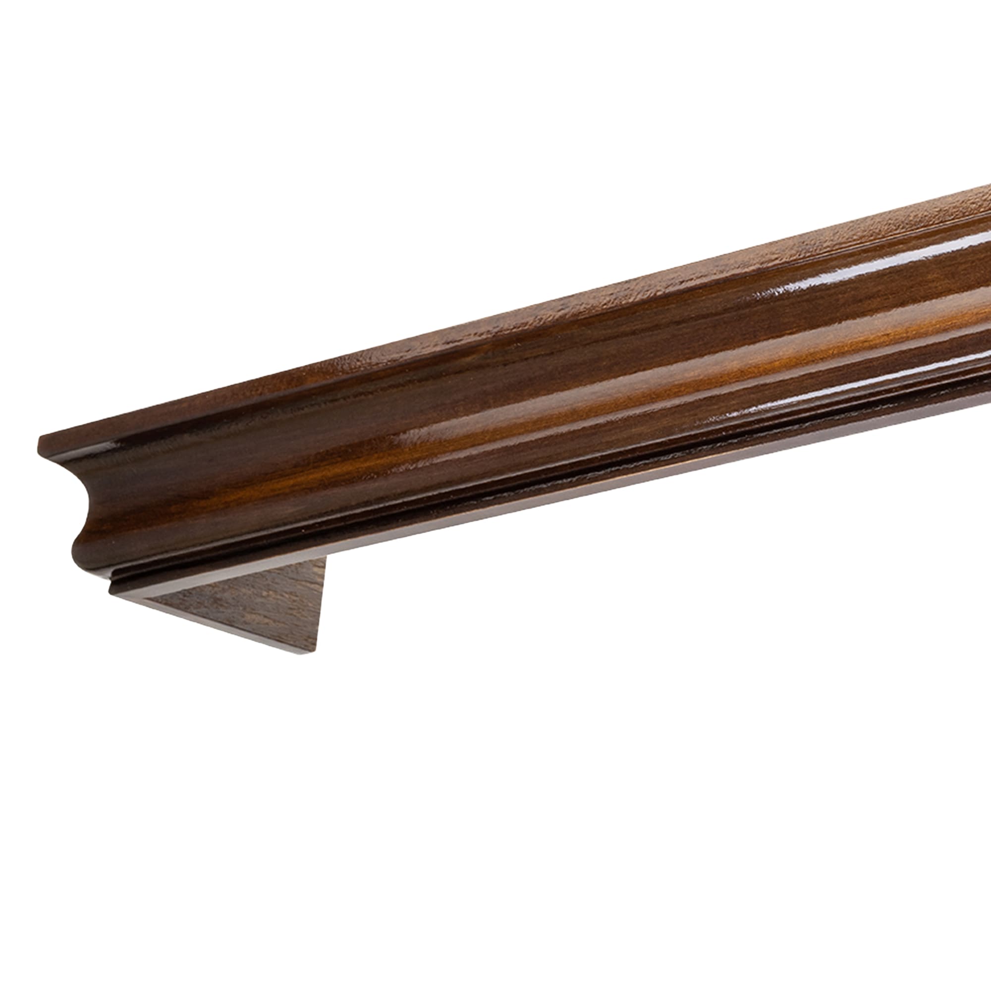 Athena Wooden Curtain Track System with Decorative Valance
